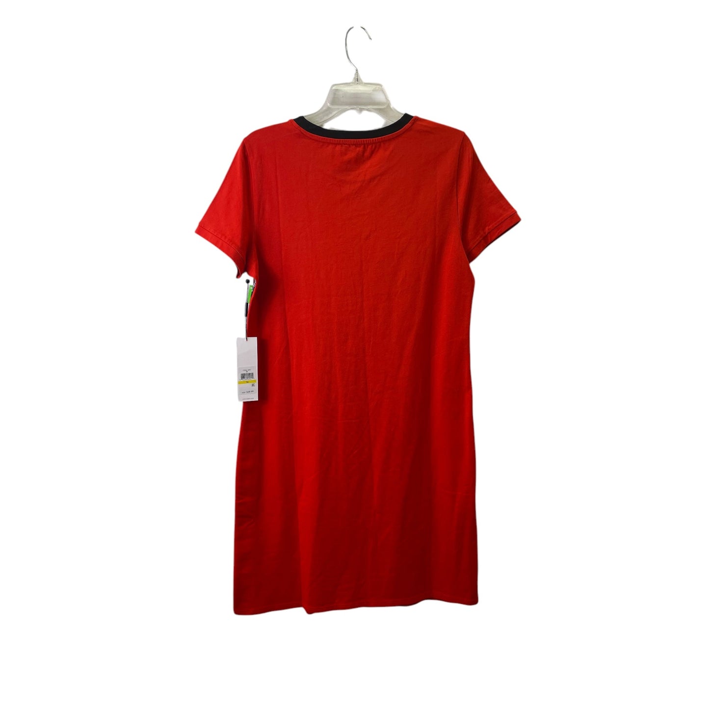 Dress Casual Short By Calvin Klein In Red, Size:M
