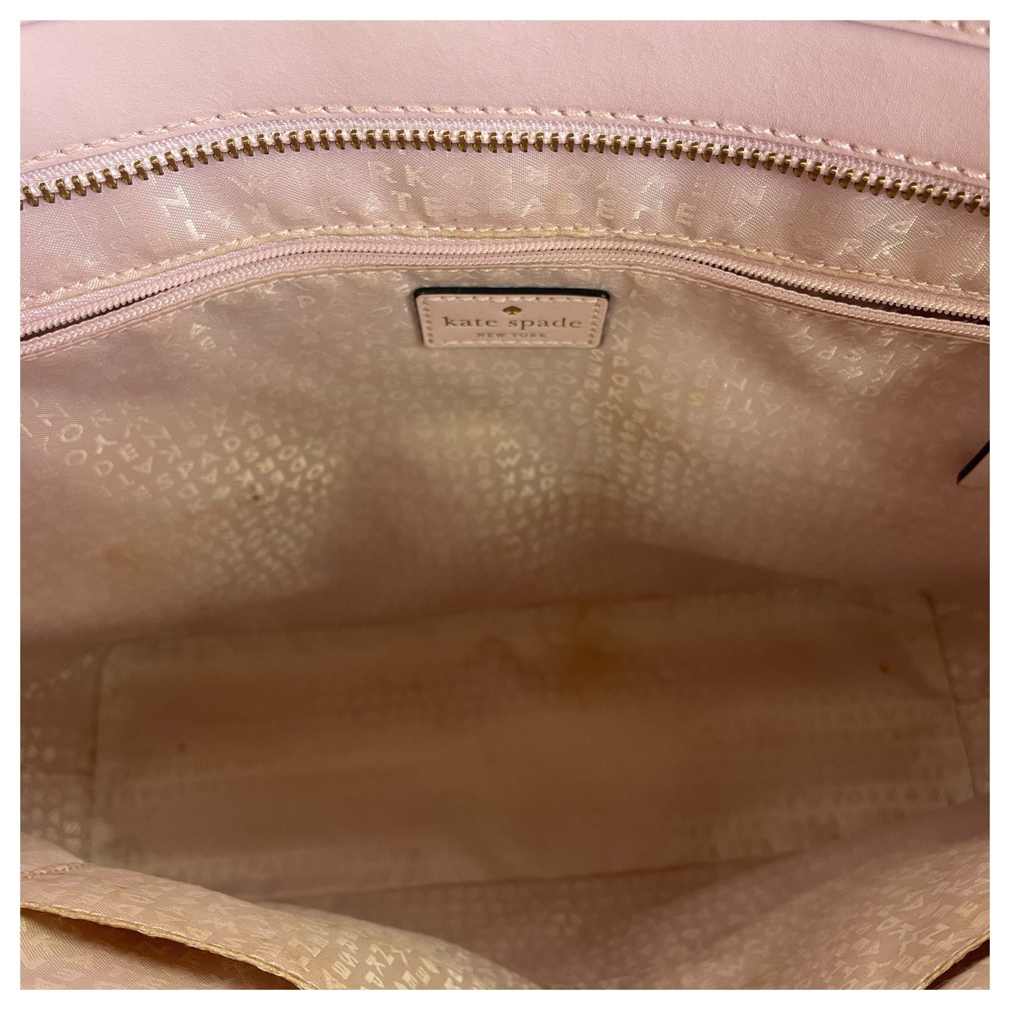 Handbag Designer By Kate Spade In Mauve, Size:Large