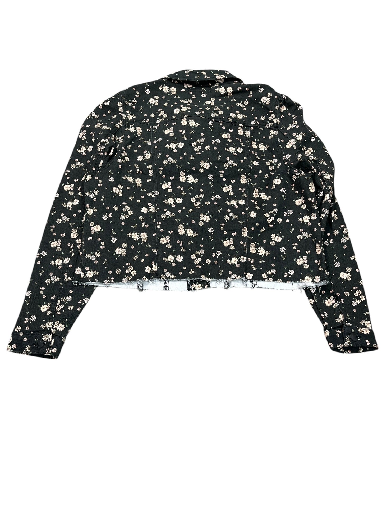Jacket Denim By Celebrity Pink In Grey Denim, Size:Xxl