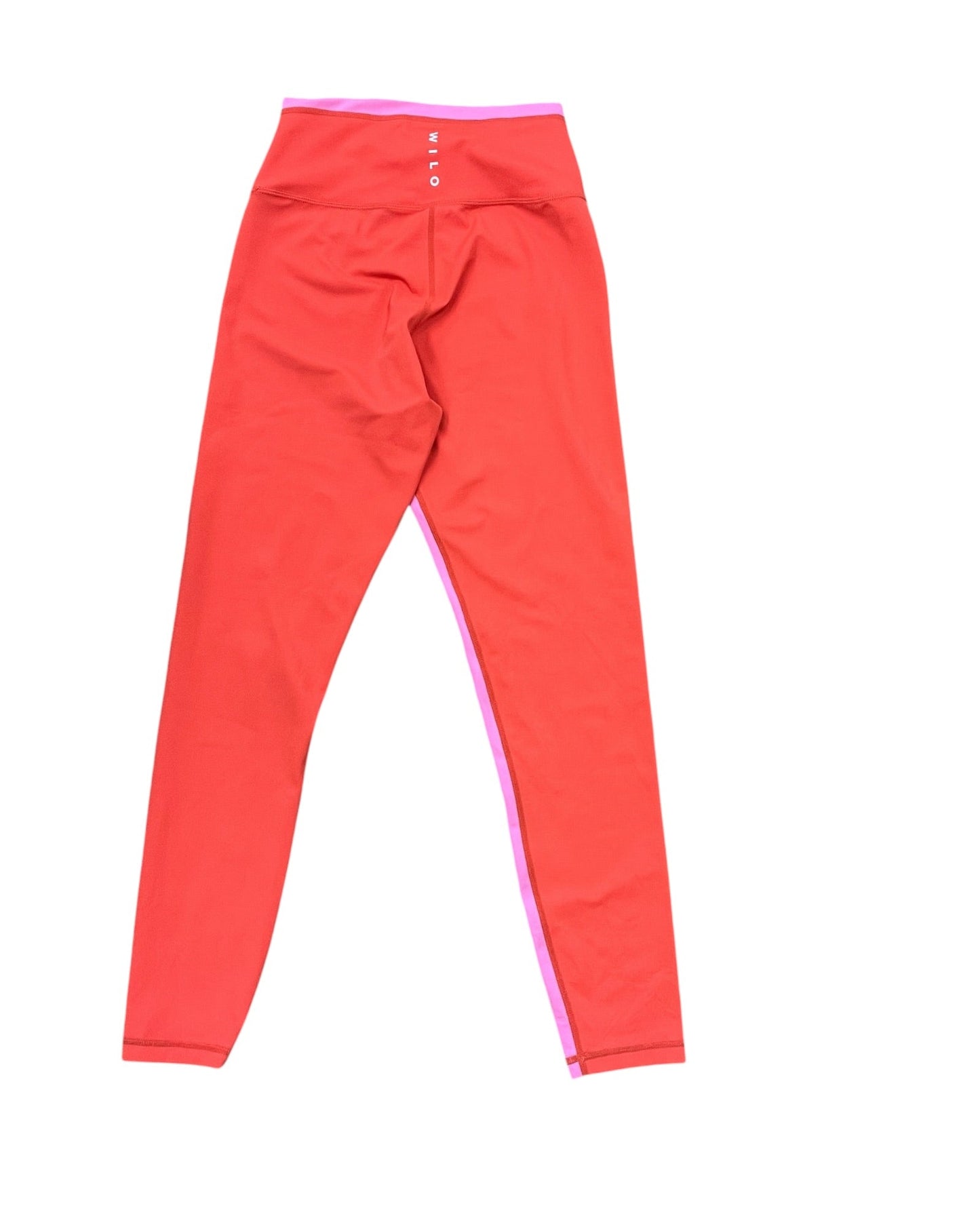Athletic Leggings By Wilo In Orange & Pink, Size:S
