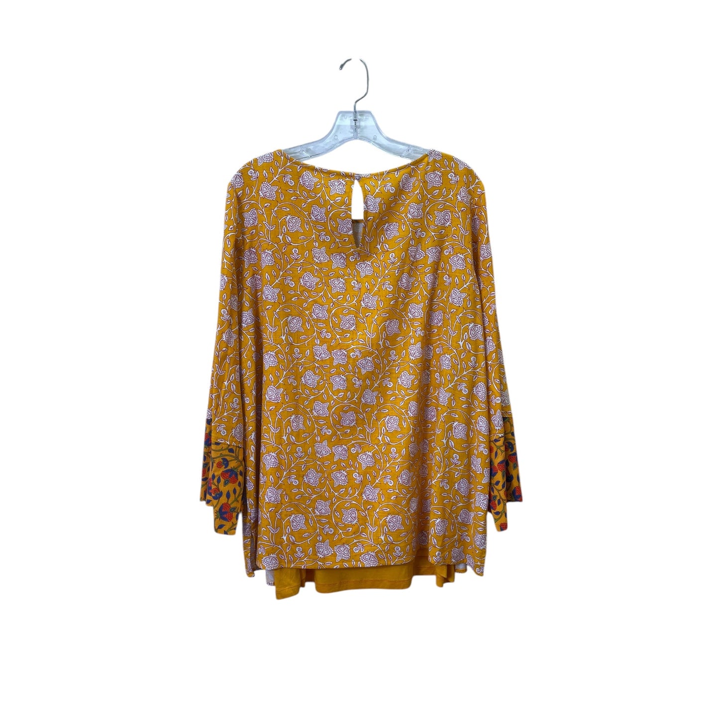 Top Ls By Soft Surroundings In Yellow, Size:1X