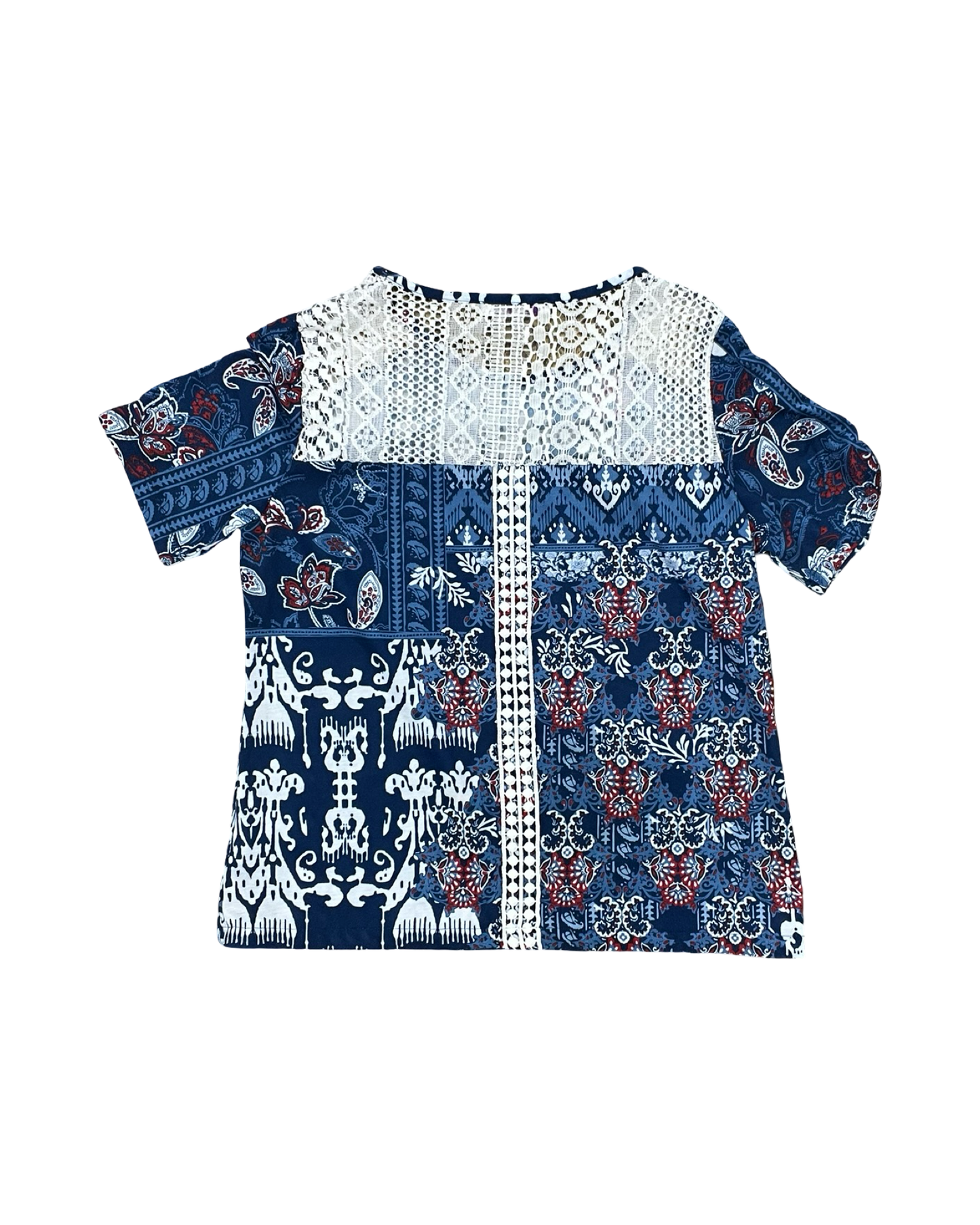 Top Ss By Allison Daley In Blue & White, Size:Sp
