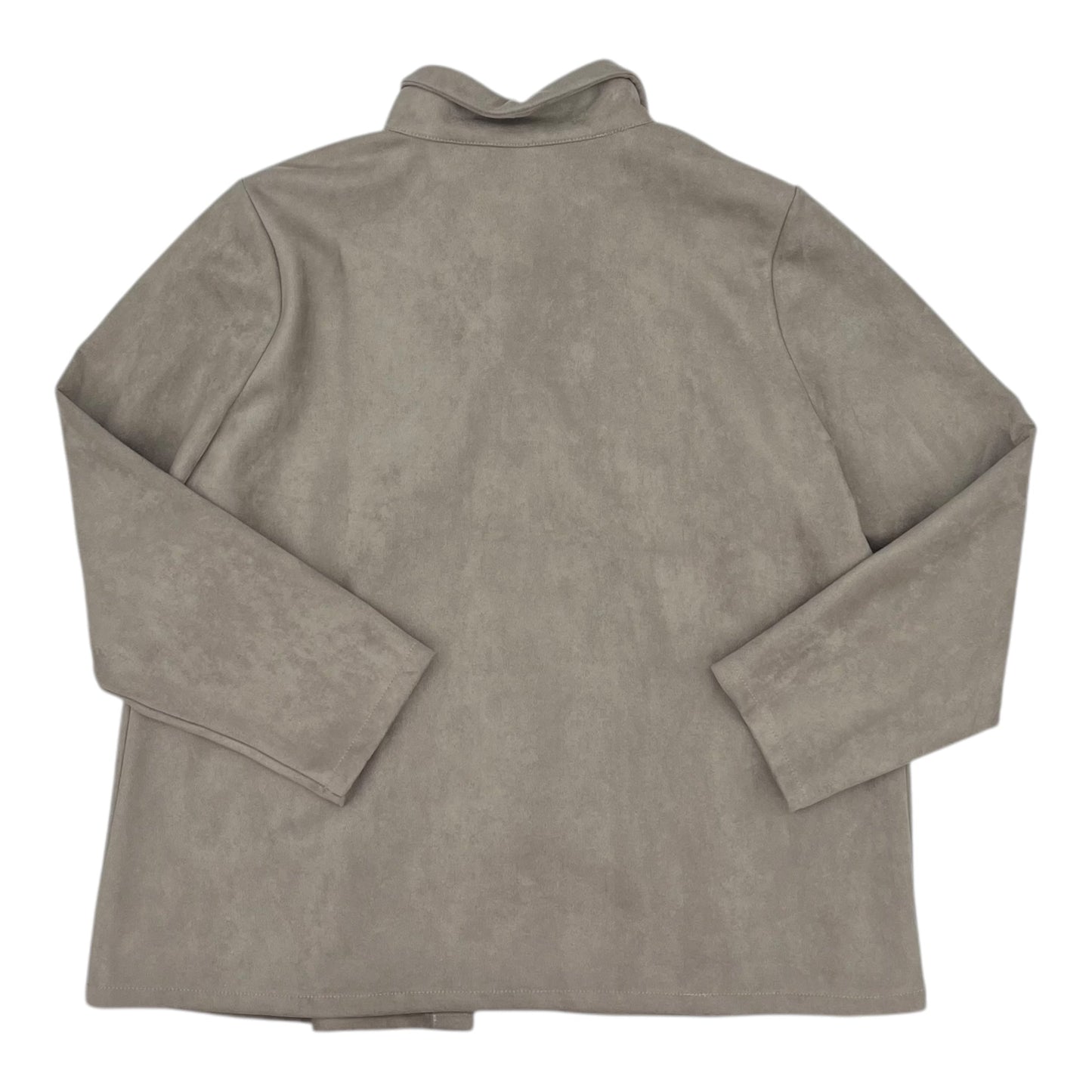 Jacket Other By Clothes Mentor In Tan, Size:1X