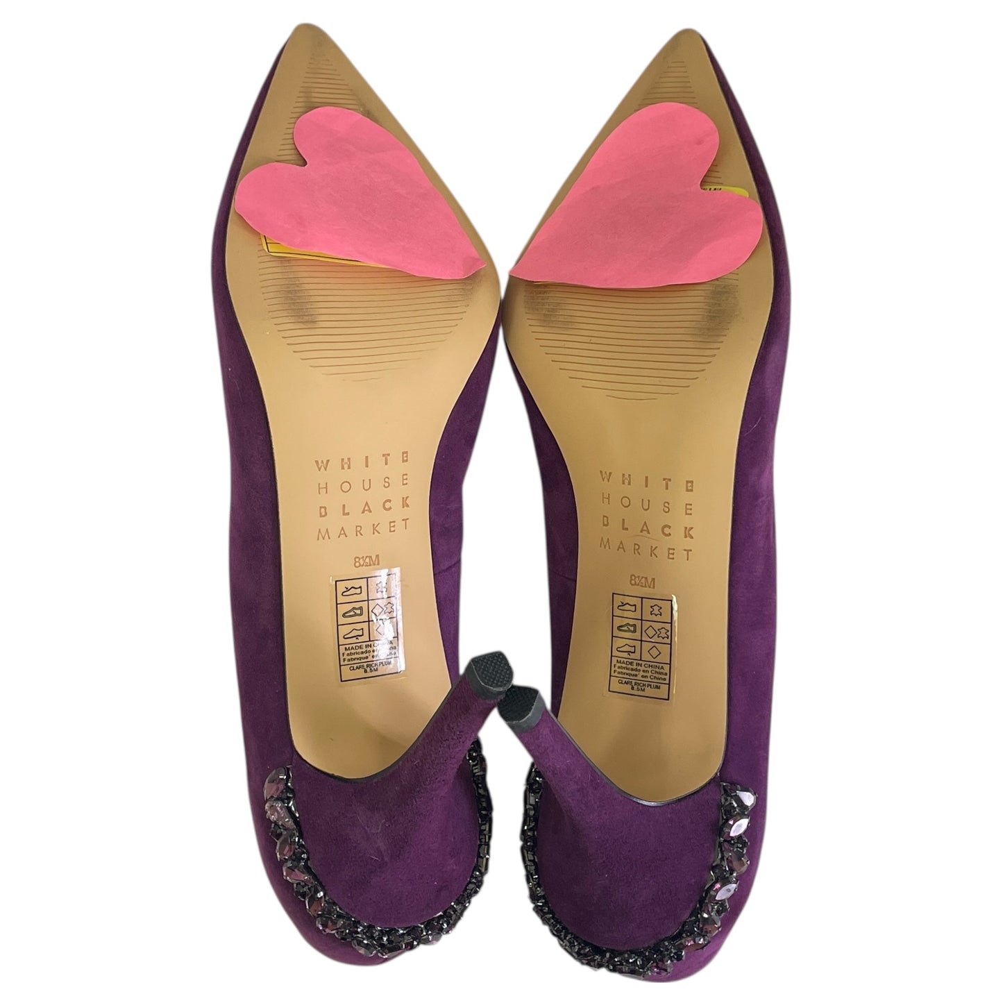 Shoes Heels Stiletto By White House Black Market In Purple, Size:8.5