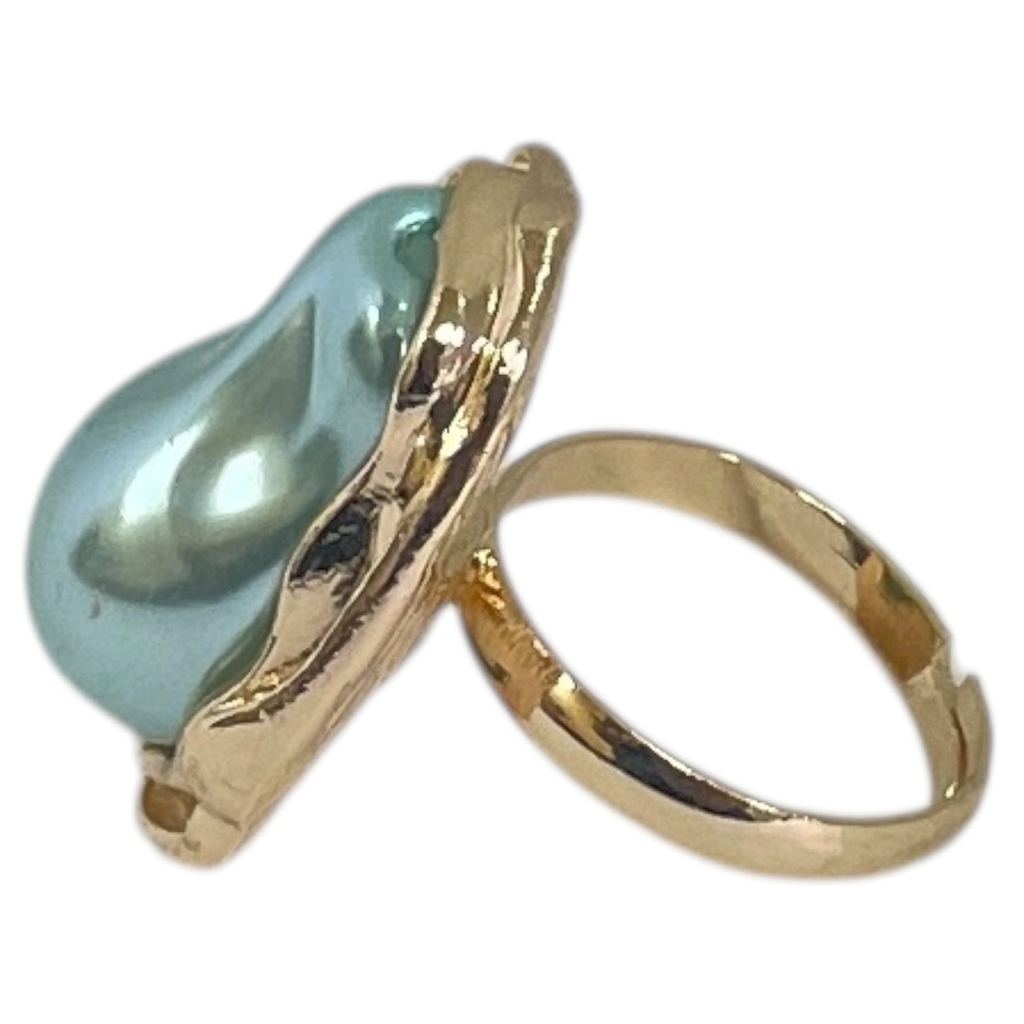 Ring Statement By Cme In Gold, Size:8