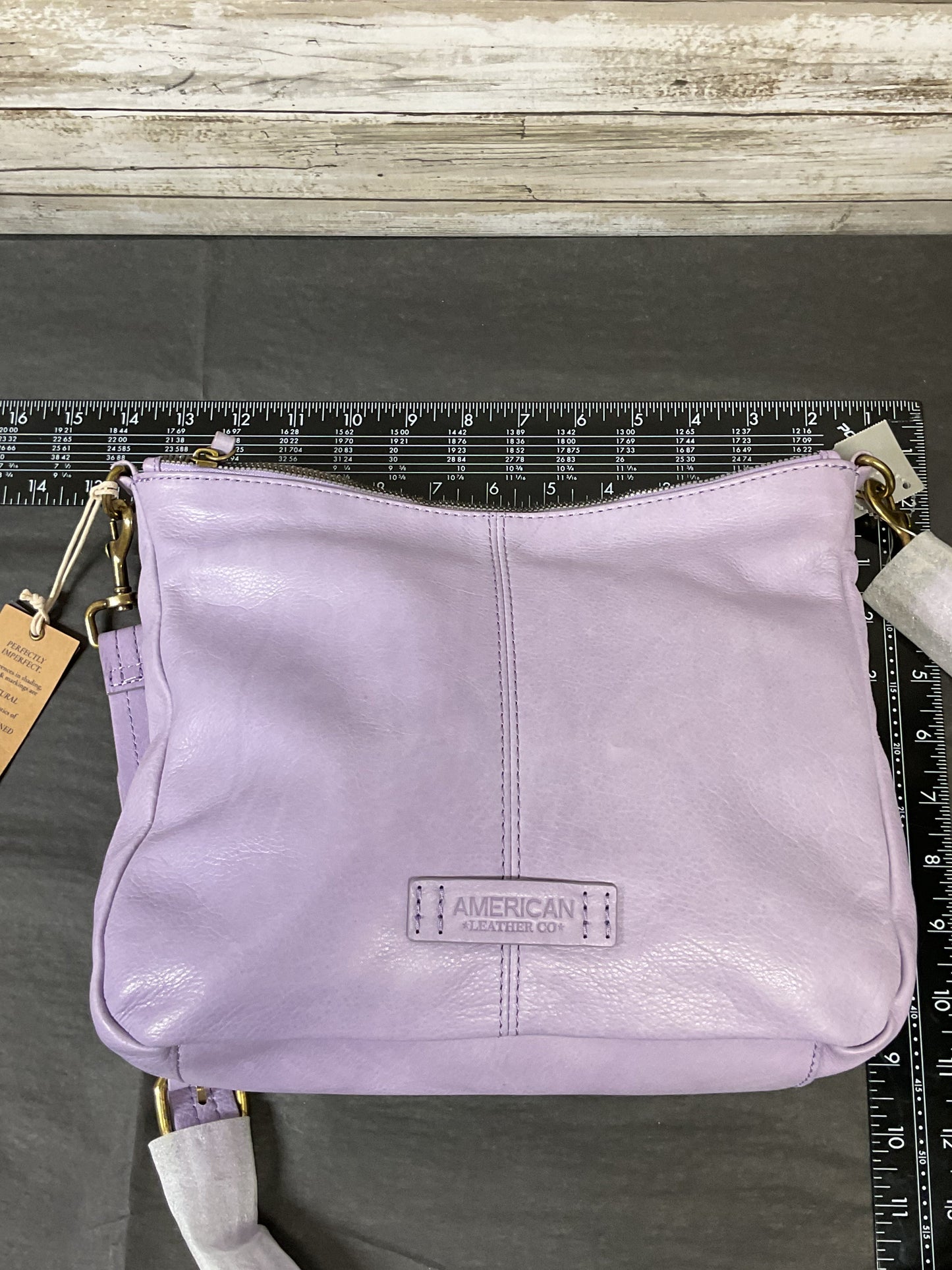 Handbag Leather By Cmc In Purple, Size:Medium