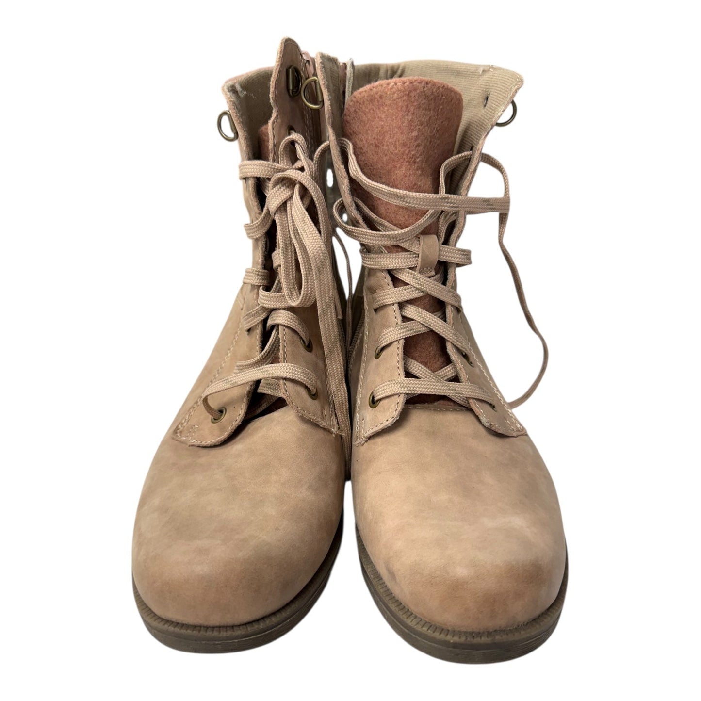 Boots Ankle Flats By Earth Origins In Tan, Size:11