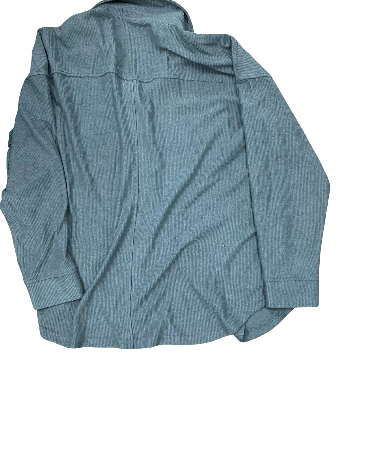 Jacket Shirt By Maurices In Green, Size:1X