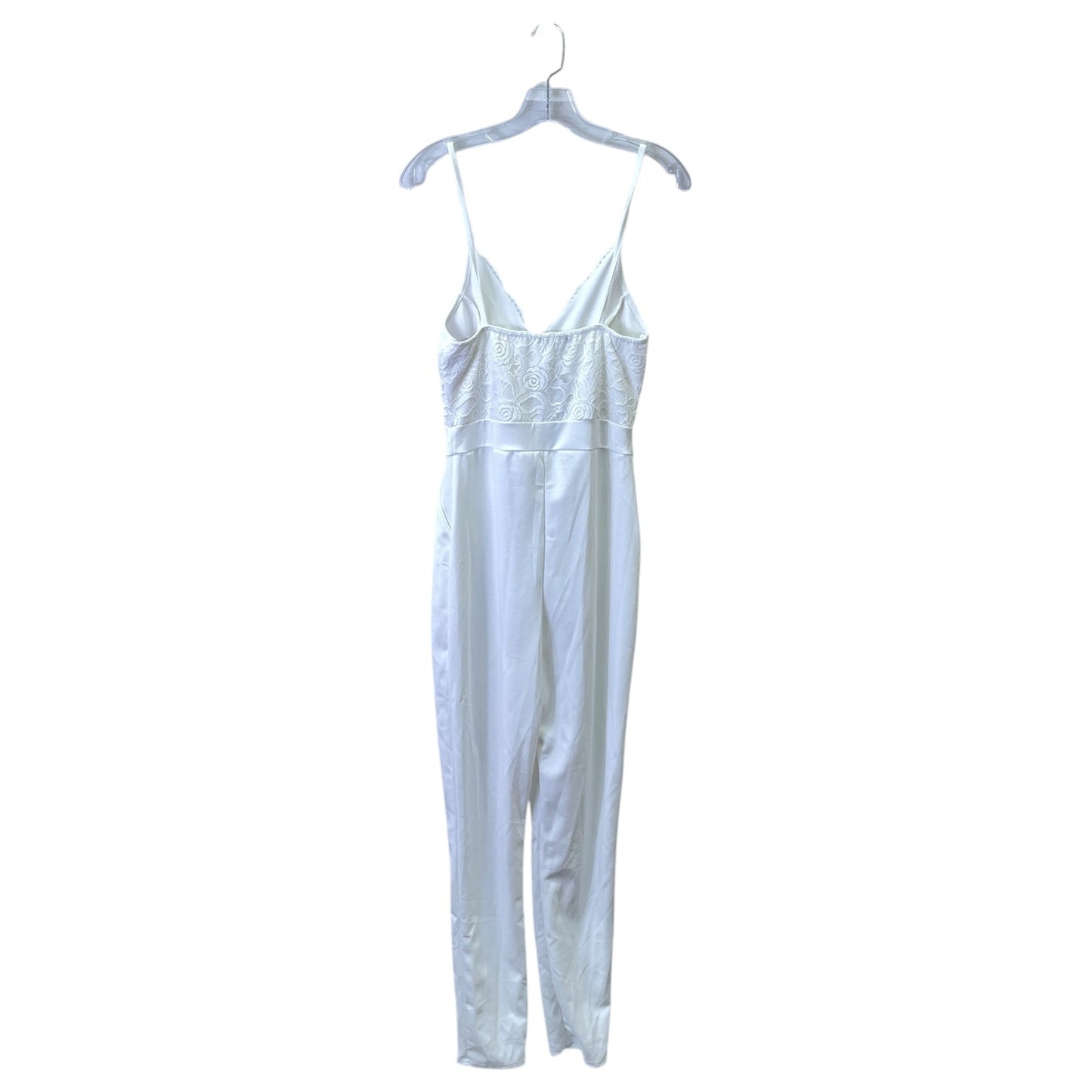 Jumpsuit By Boohoo Boutique In White, Size:8
