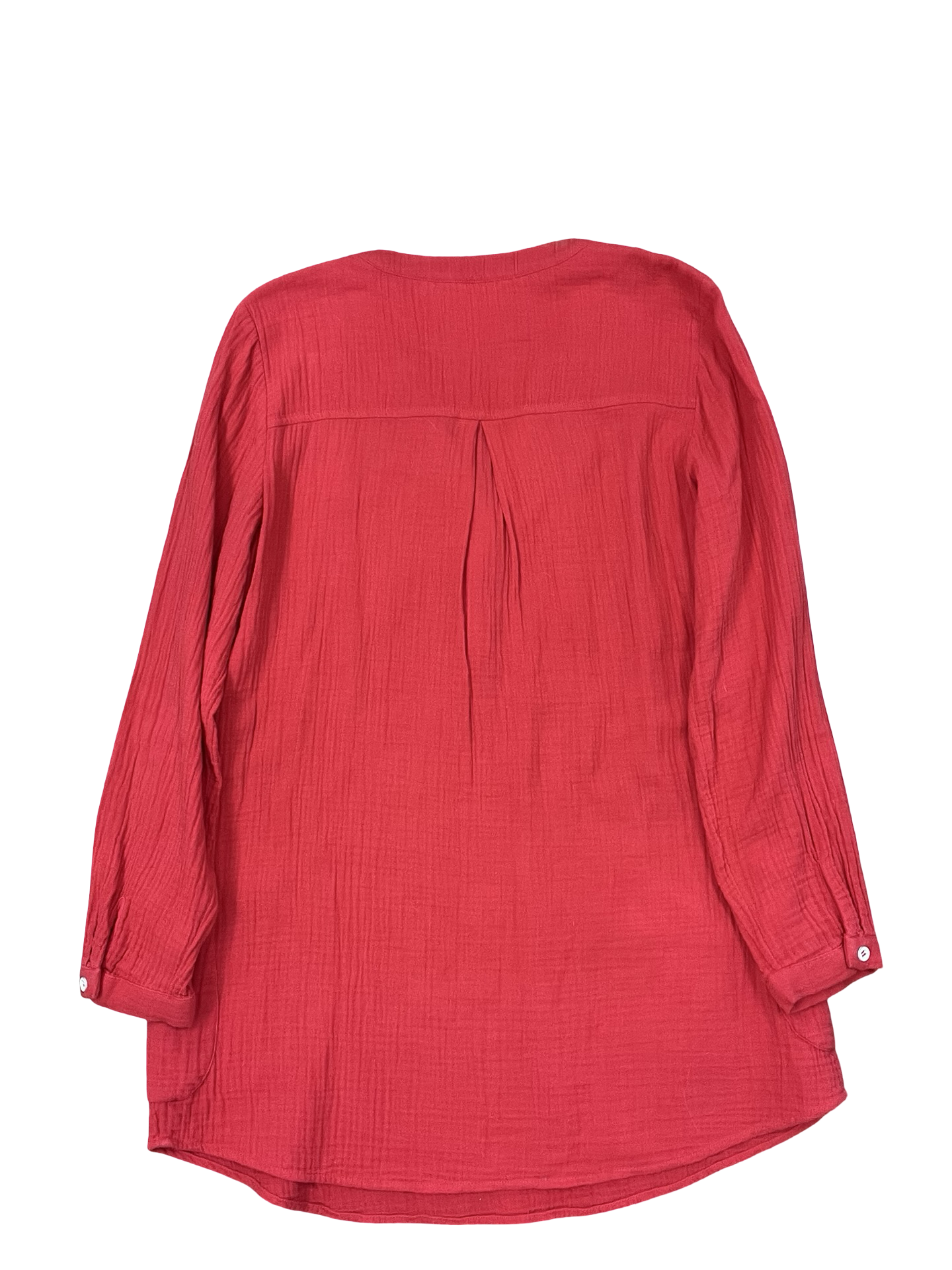 Tunic Ls By Soft Surroundings In Red, Size:M