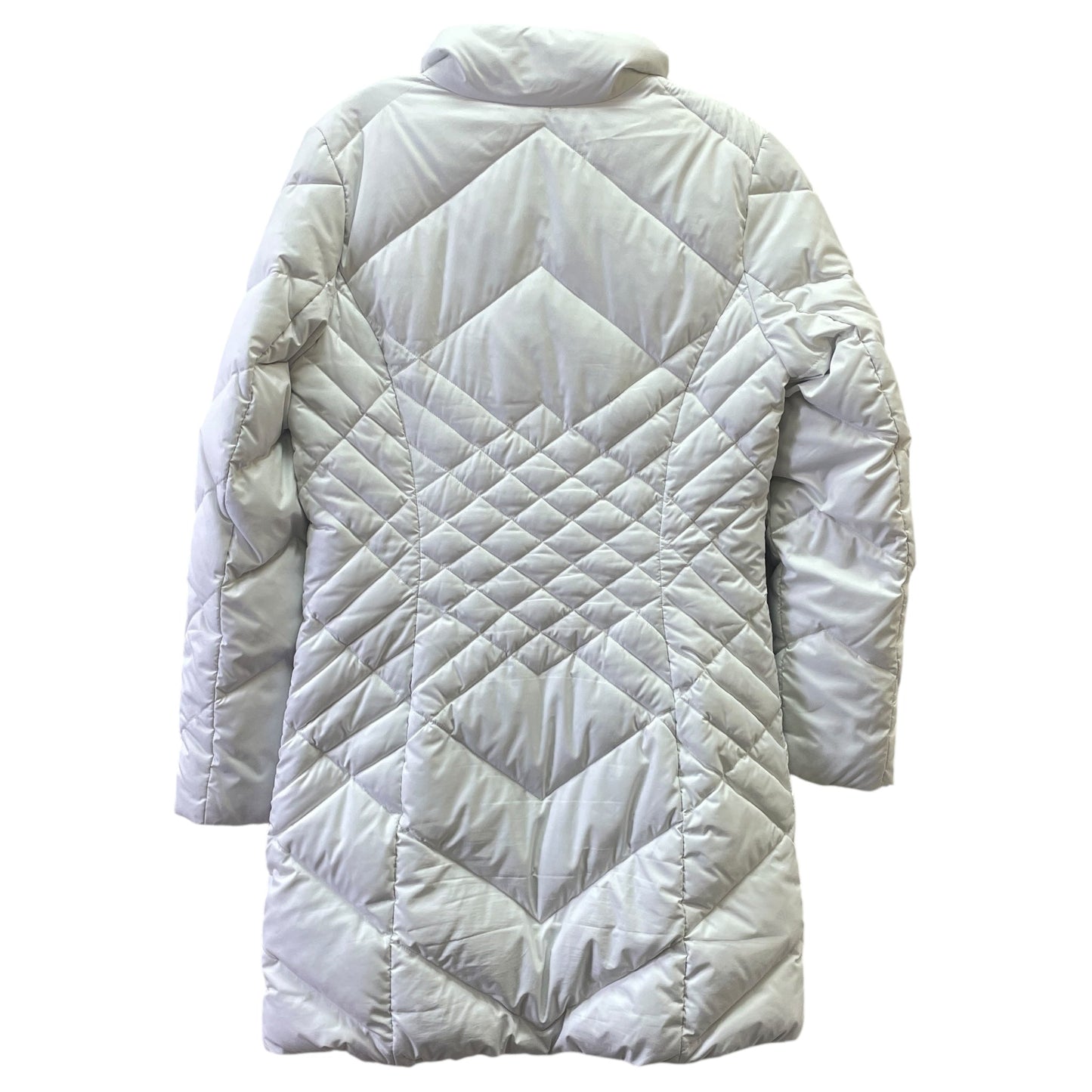 Coat Puffer & Quilted By Eddie Bauer In White, Size:S