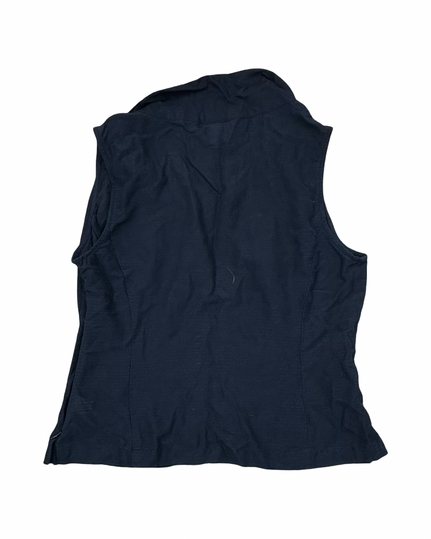 Top Sleeveless By Isaac Mizrahi In Black, Size:M