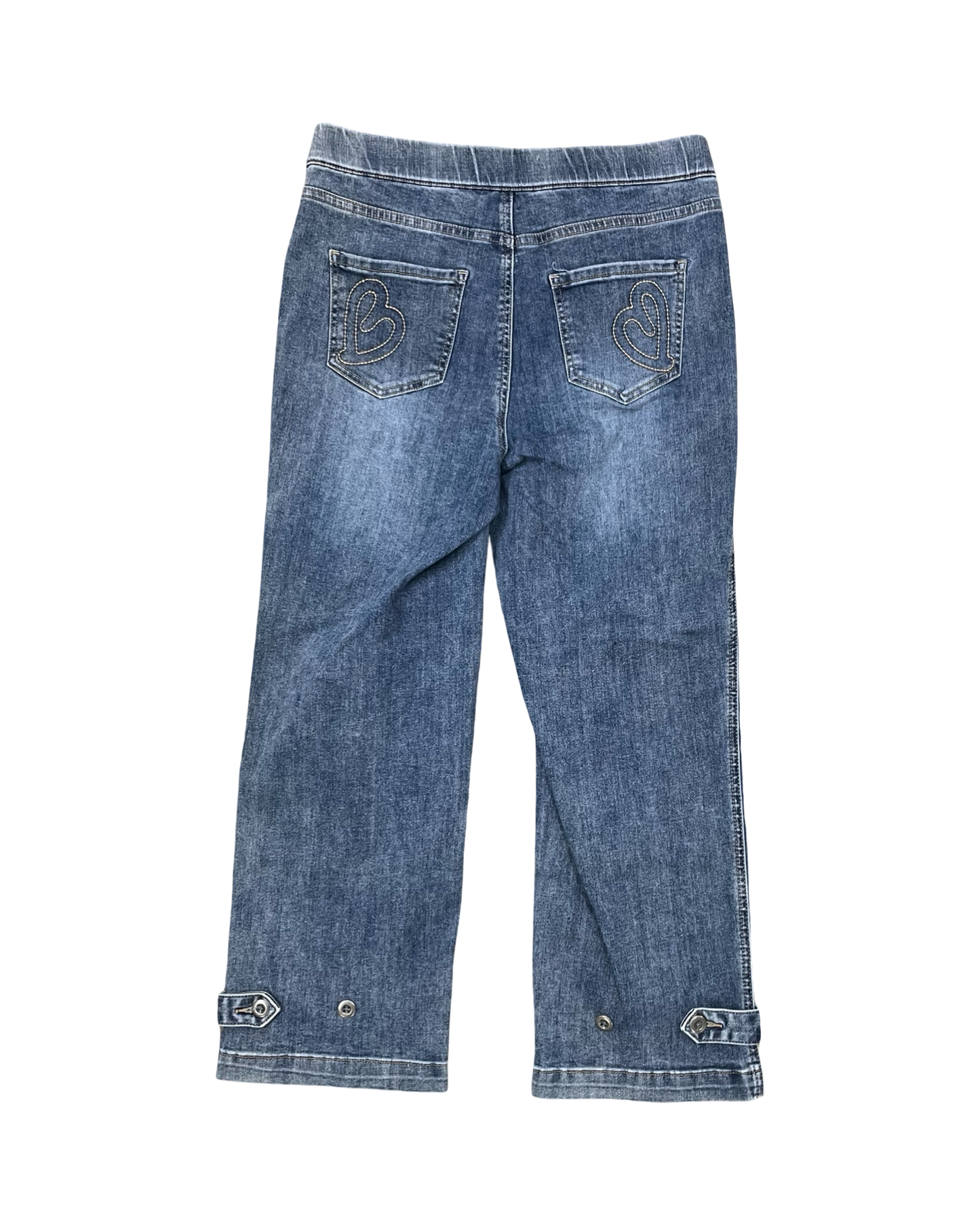 Jeans Jeggings By Charlie B In Blue Denim, Size:4