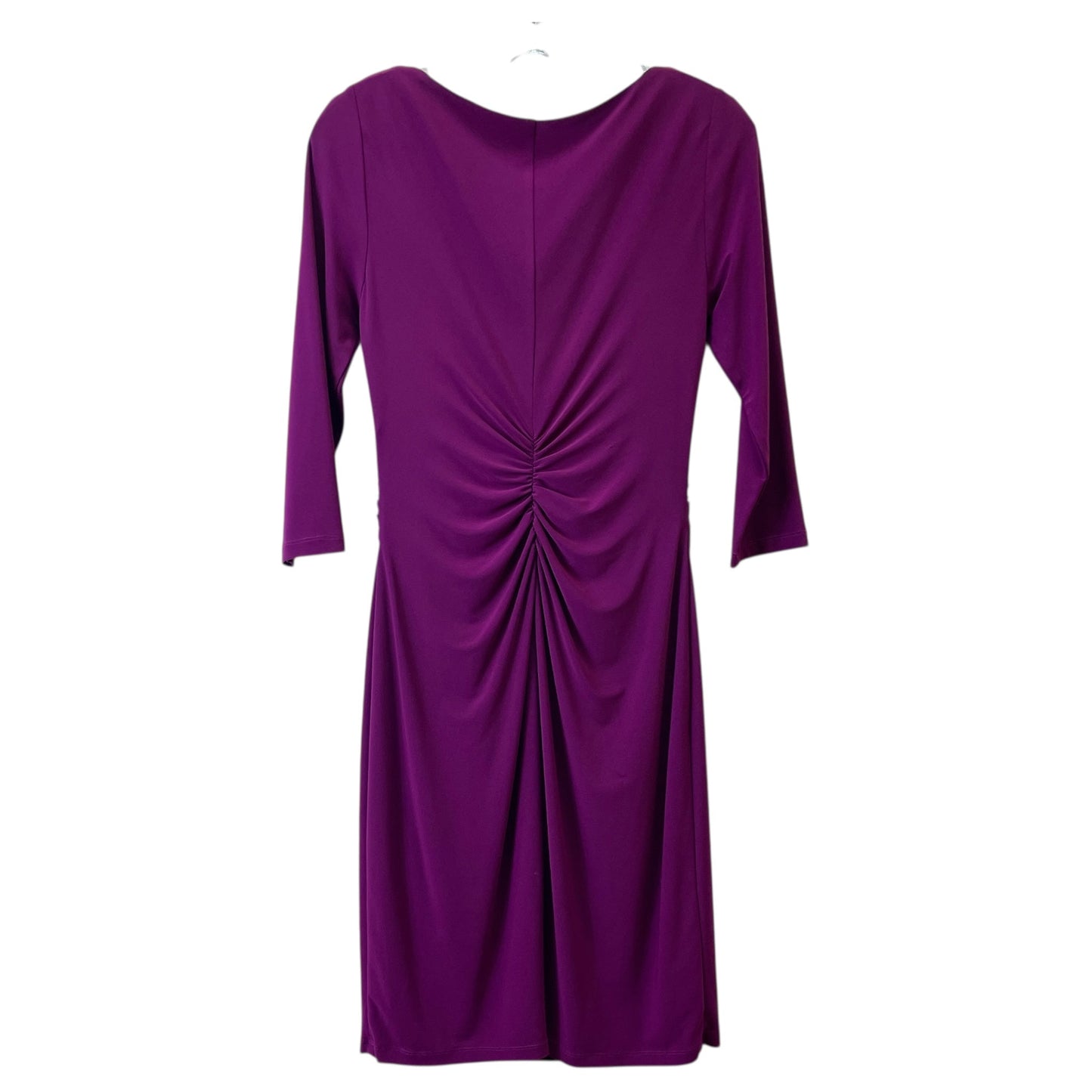 Dress Casual Midi By Adrianna Papell In Purple, Size:4