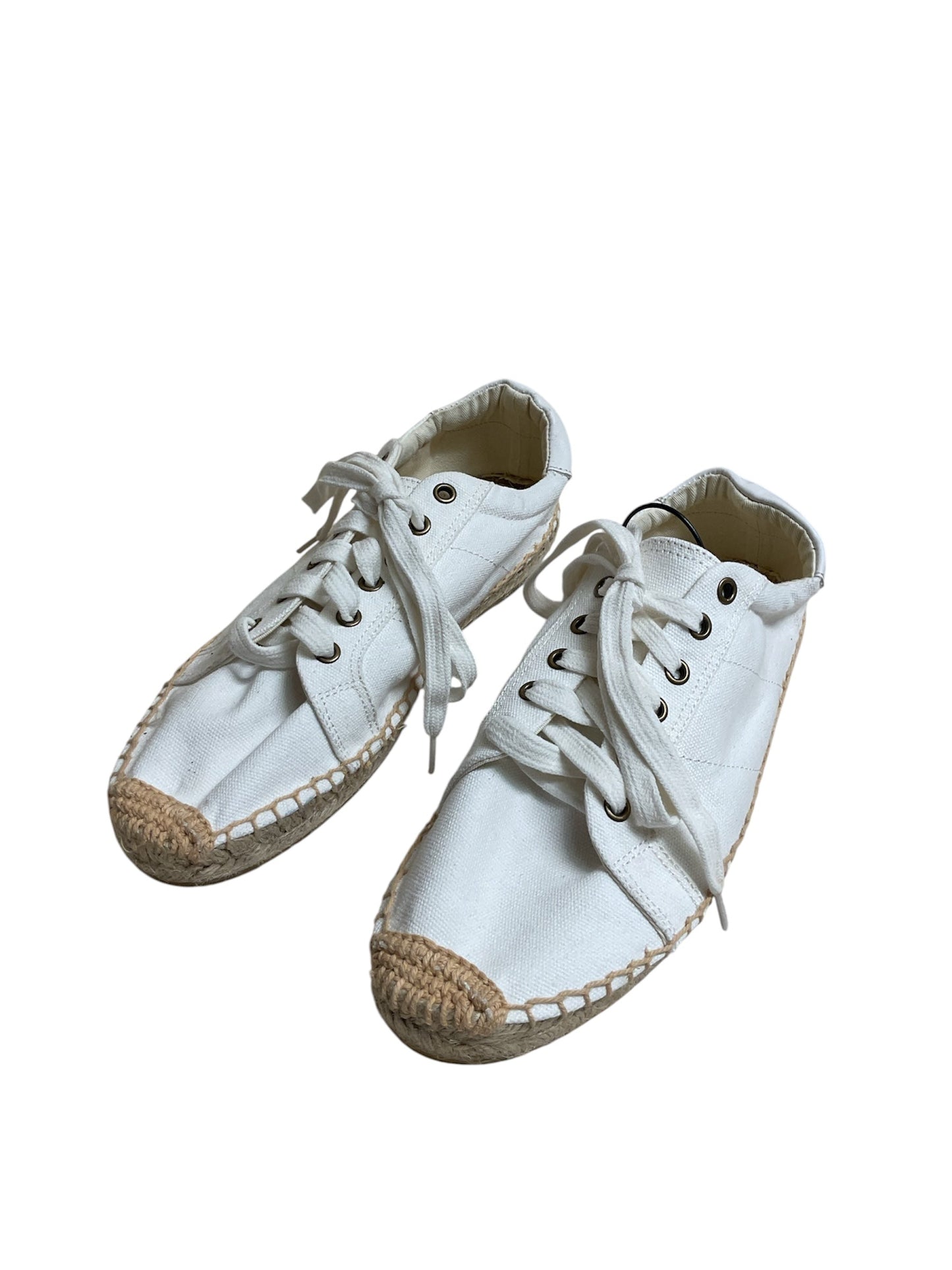 Shoes Sneakers By Clothes Mentor In White, Size:9