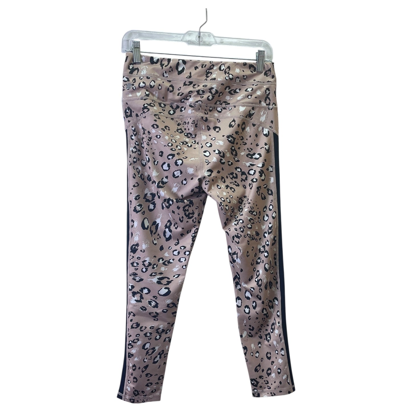 Athletic Leggings By Zella In Tan & White, Size:M