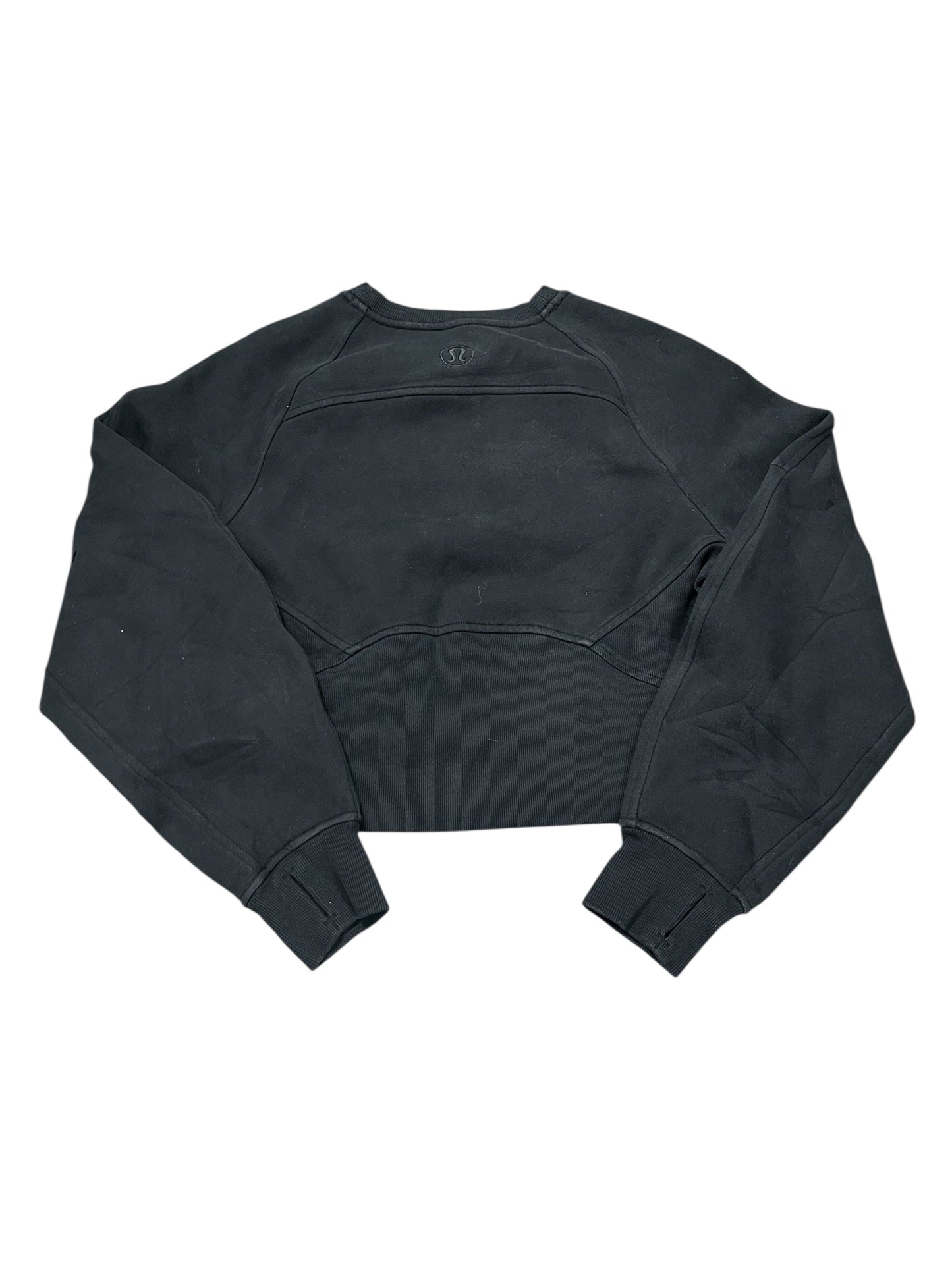 Sweatshirt Crewneck By Lululemon In Black, Size:Xs