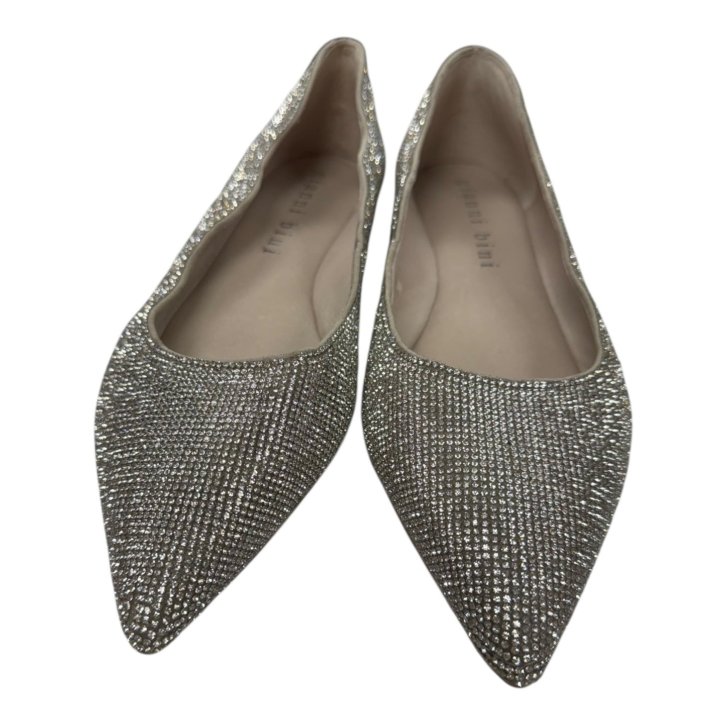 Shoes Flats By Gianni Bini In Silver, Size:9
