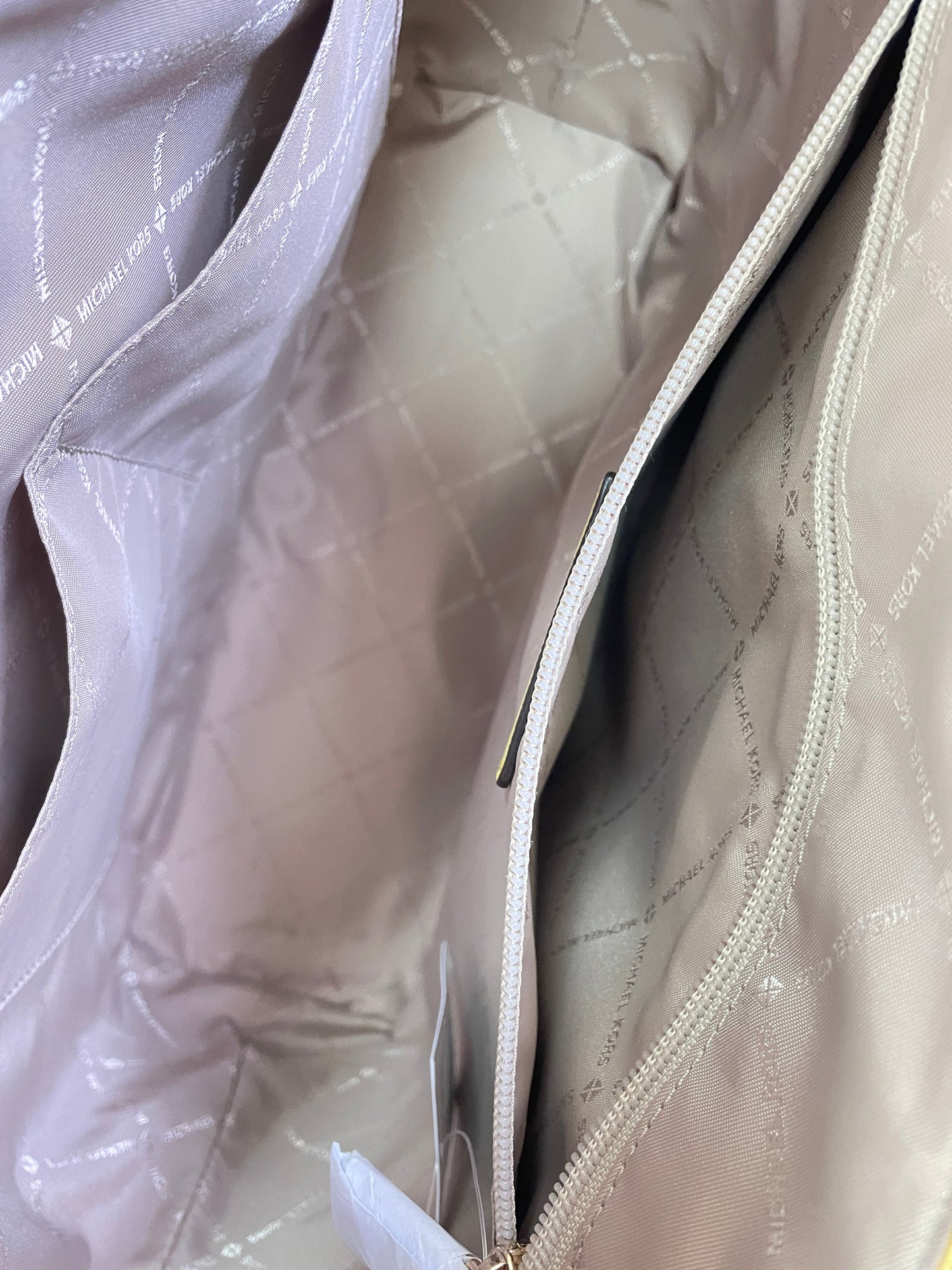 Handbag Designer By Michael Kors In Yellow, Size:Large