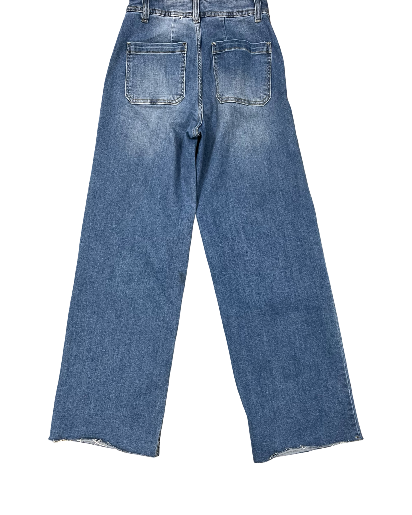 Jeans Wide Leg By Oat In Blue Denim, Size:2