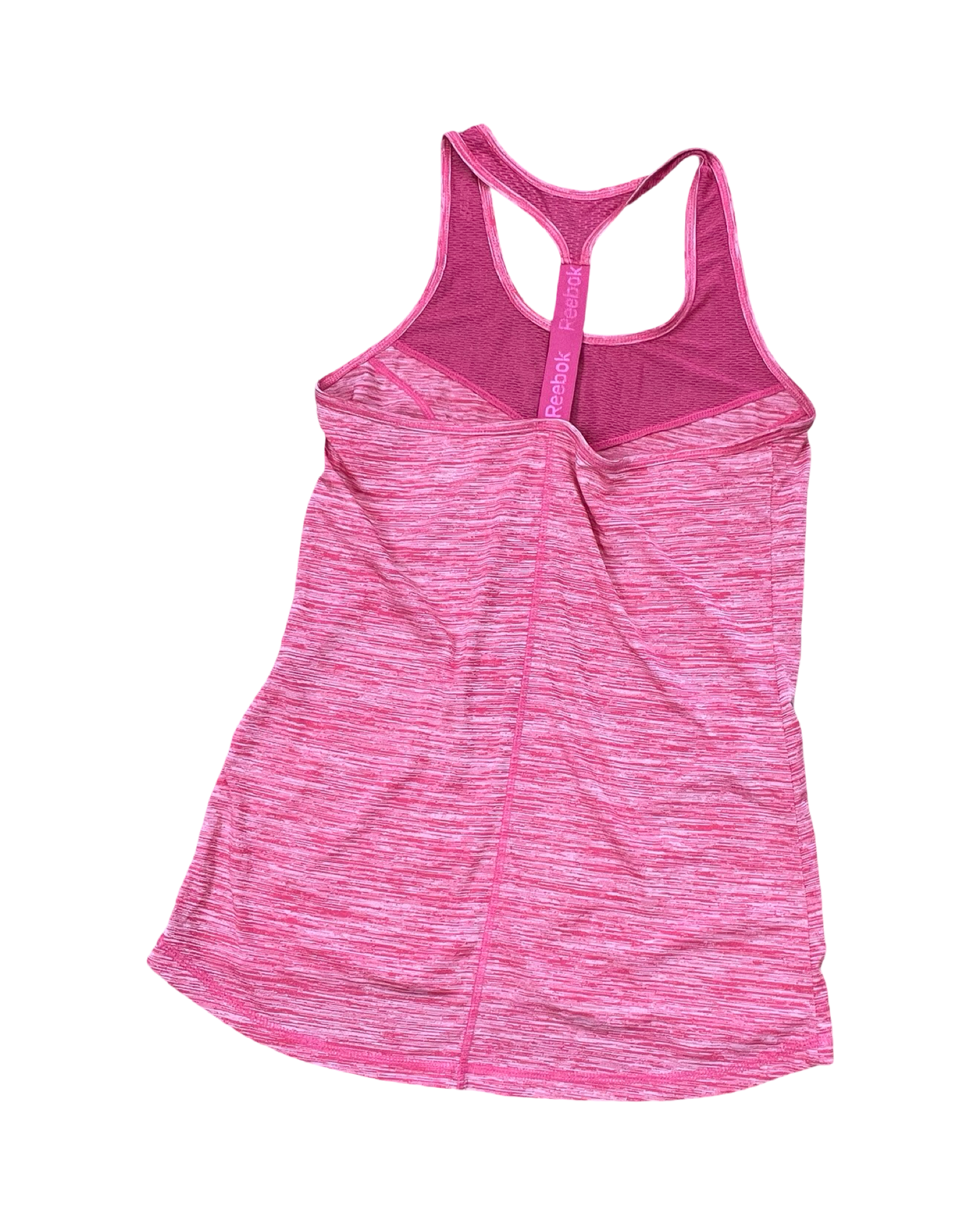 Athletic Tank Top By Reebok In Pink, Size:M