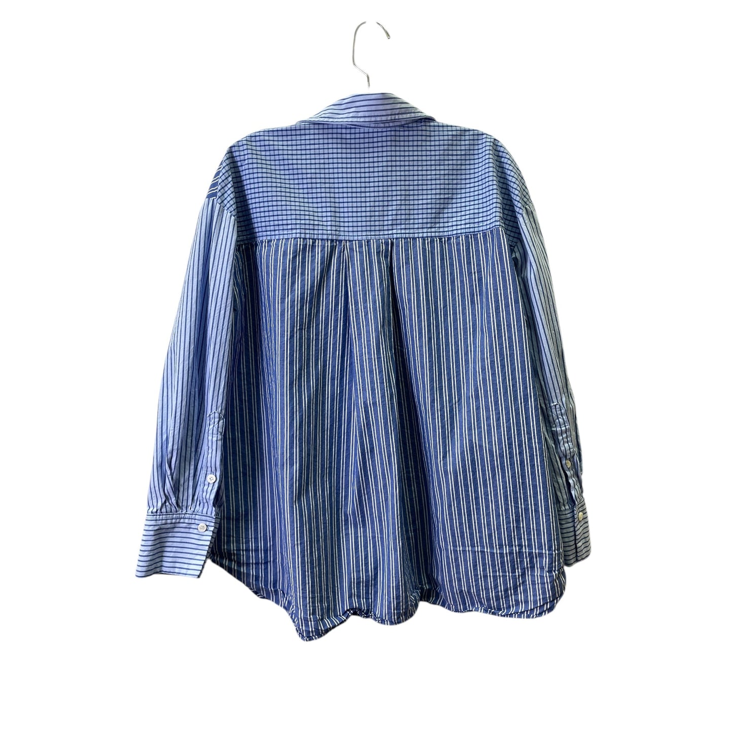 Top Ls Basic By Zara In Blue, Size:Xs