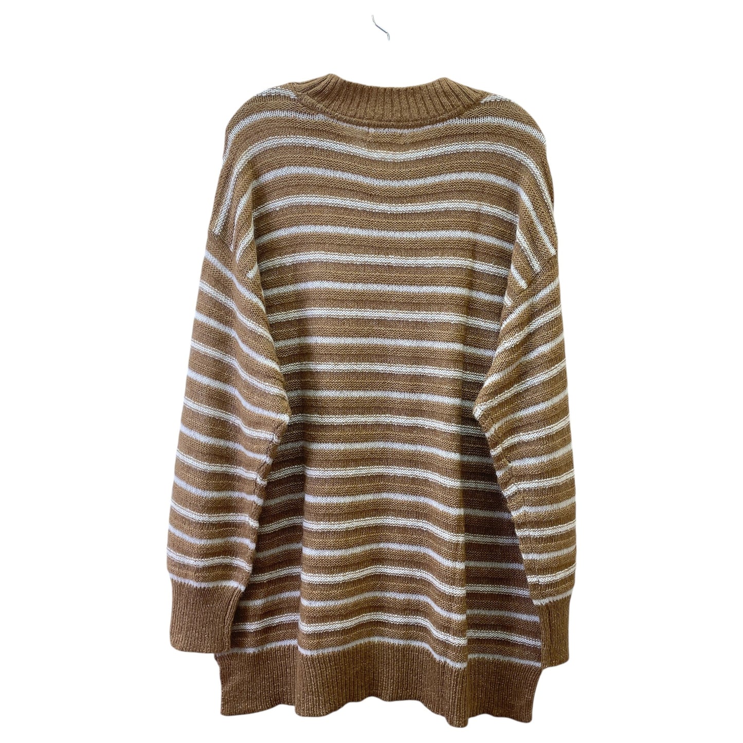 Sweater By Style And Company In Tan & White, Size:3X