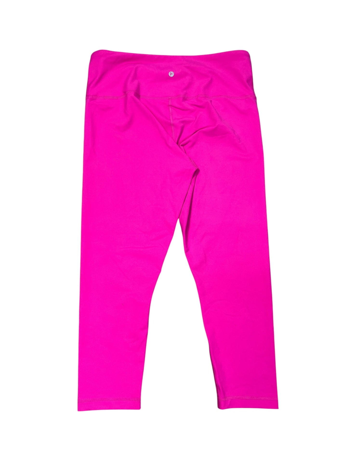 Athletic Leggings By 90 Degrees By Reflex In Pink, Size:Xl