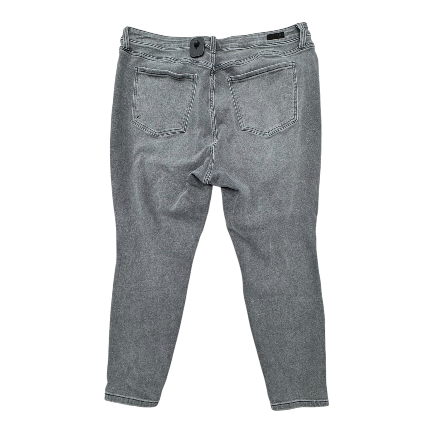 Jeans Skinny By Kut In Grey Denim, Size:20