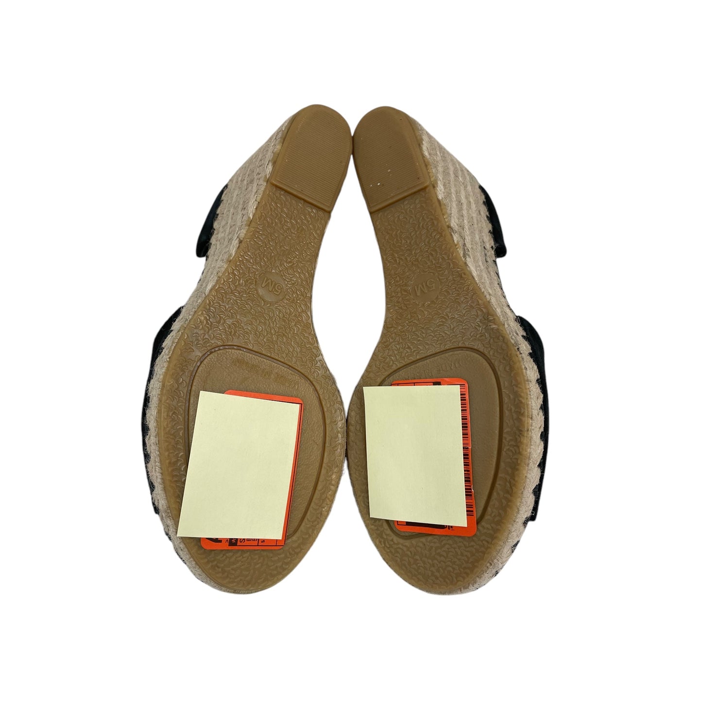 Sandals Heels Wedge By Vince In Black, Size:5