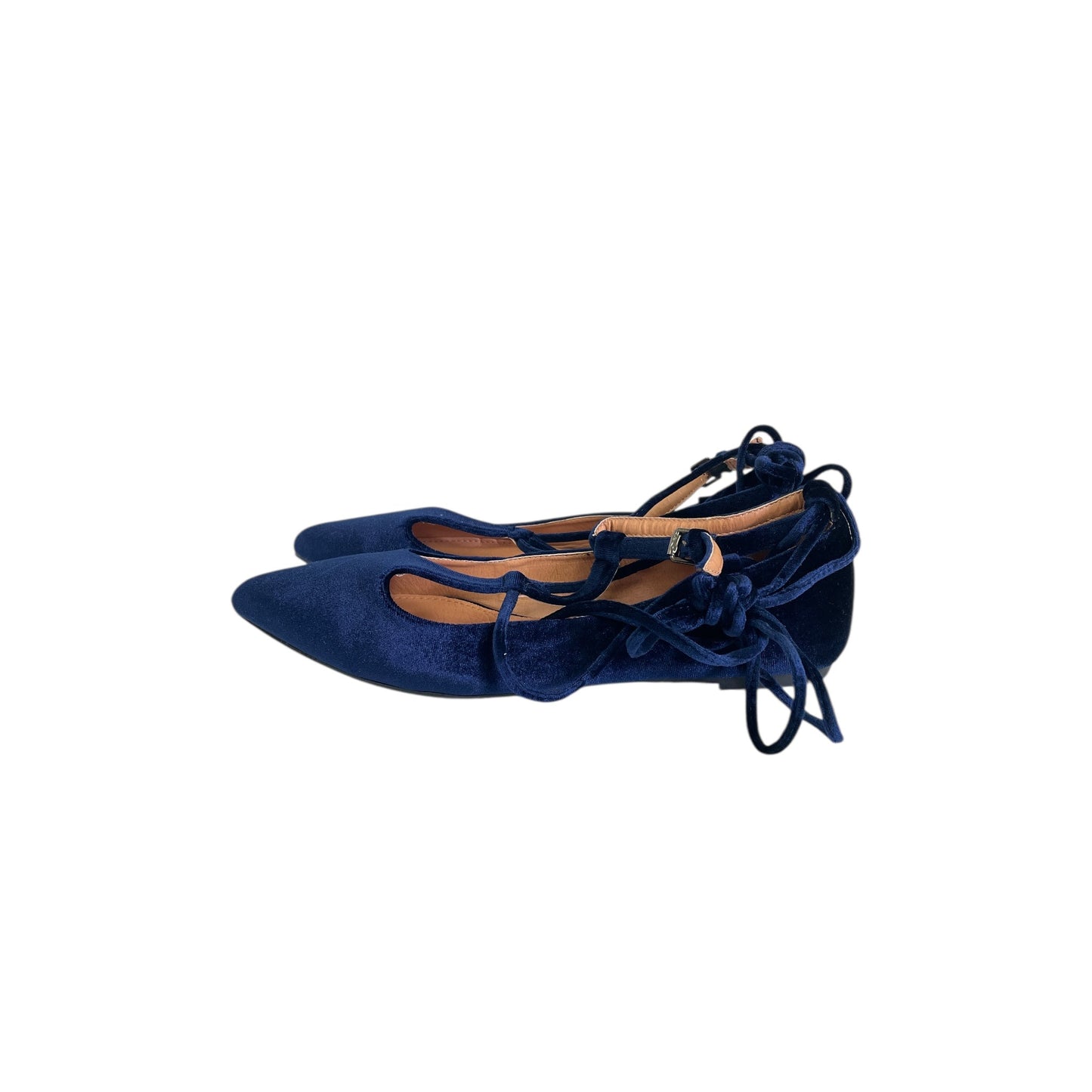 Shoes Flats By Yoki In Blue, Size:11