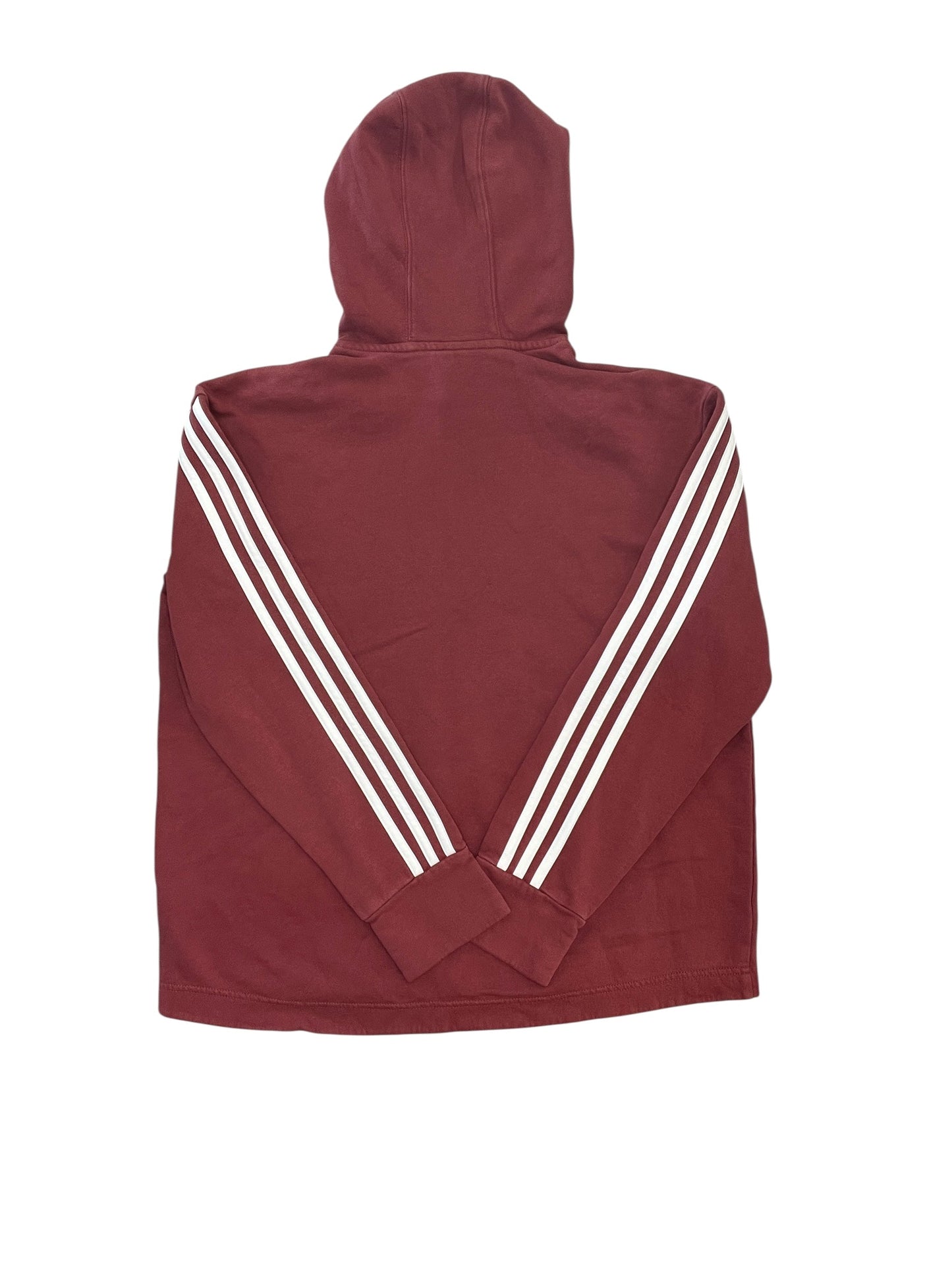 Sweatshirt Hoodie By Adidas In Maroon, Size:Xl