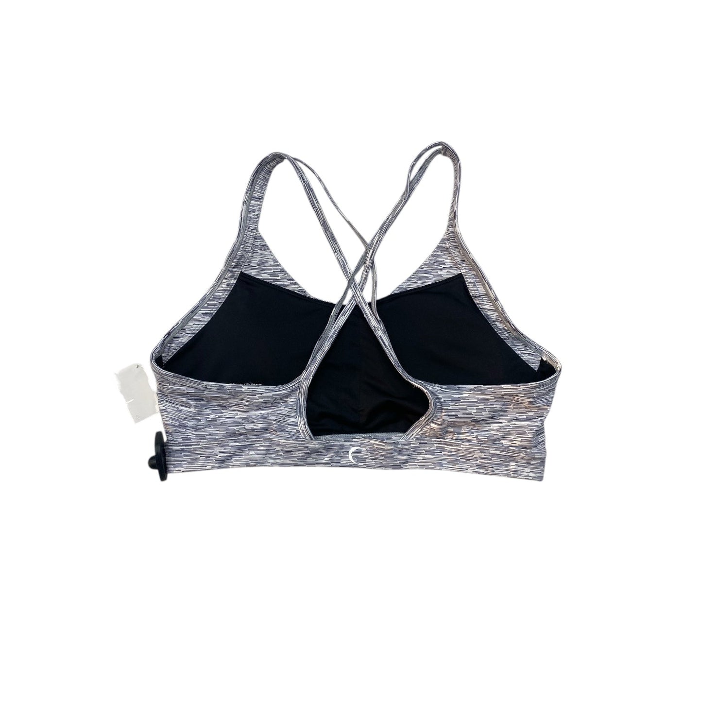 Athletic Bra By Zyia In Grey & White, Size:3X
