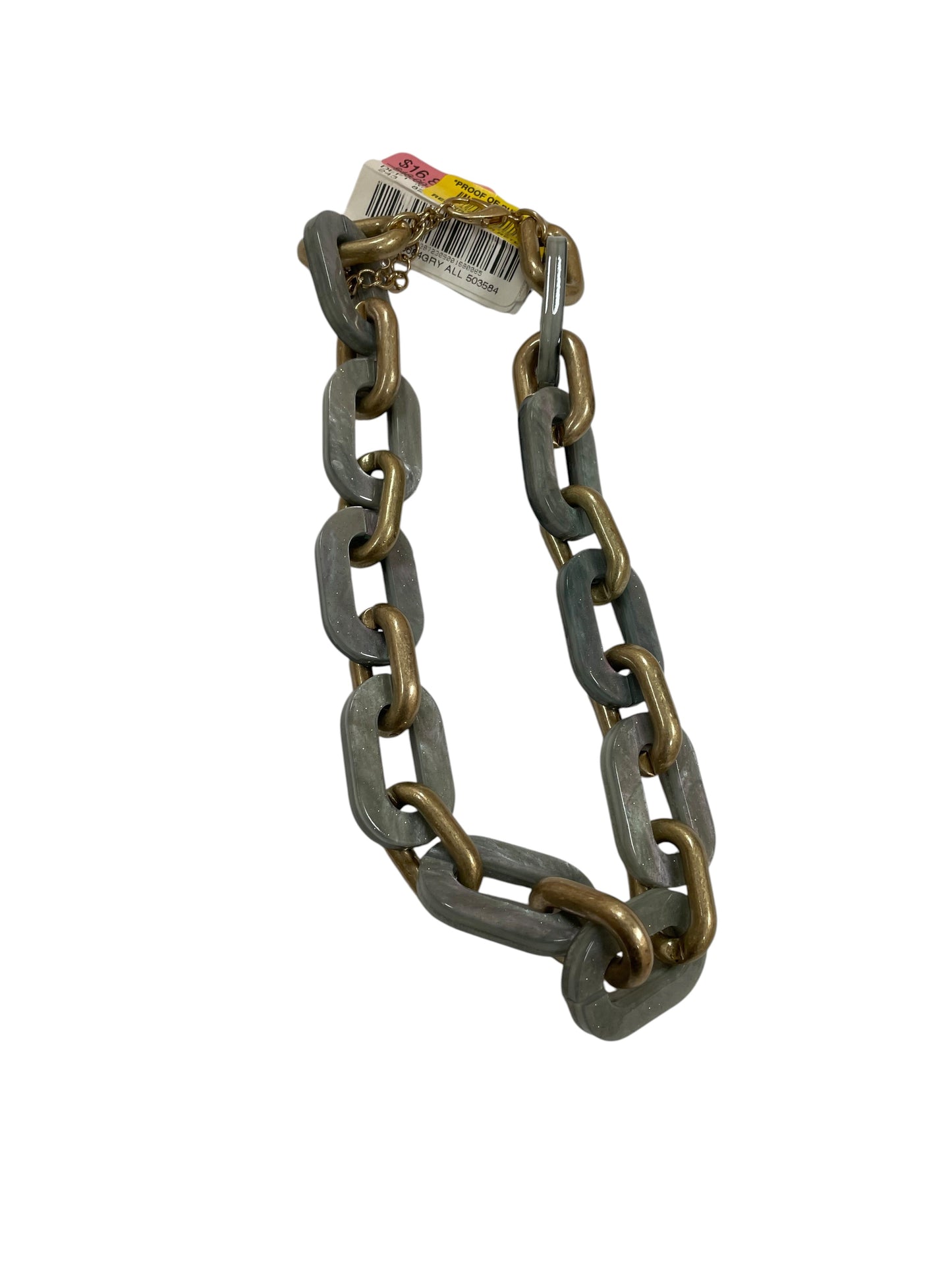Necklace Chain By Southern Living In Gold & Grey