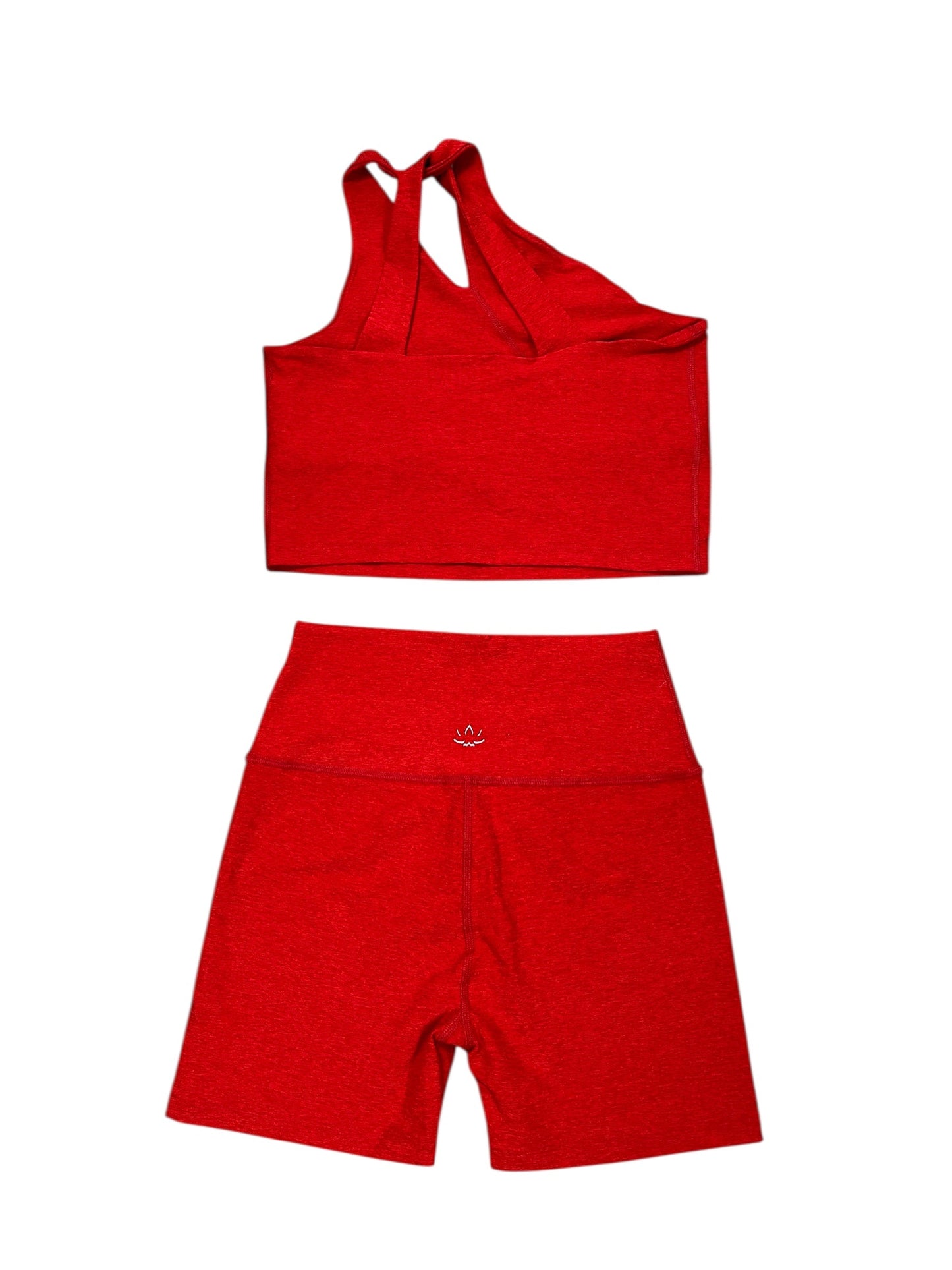 Athletic Shorts 2Pc By Beyond Yoga In Red, Size:L