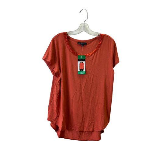 Top Ss By Joan Vass In Orange, Size:Xl