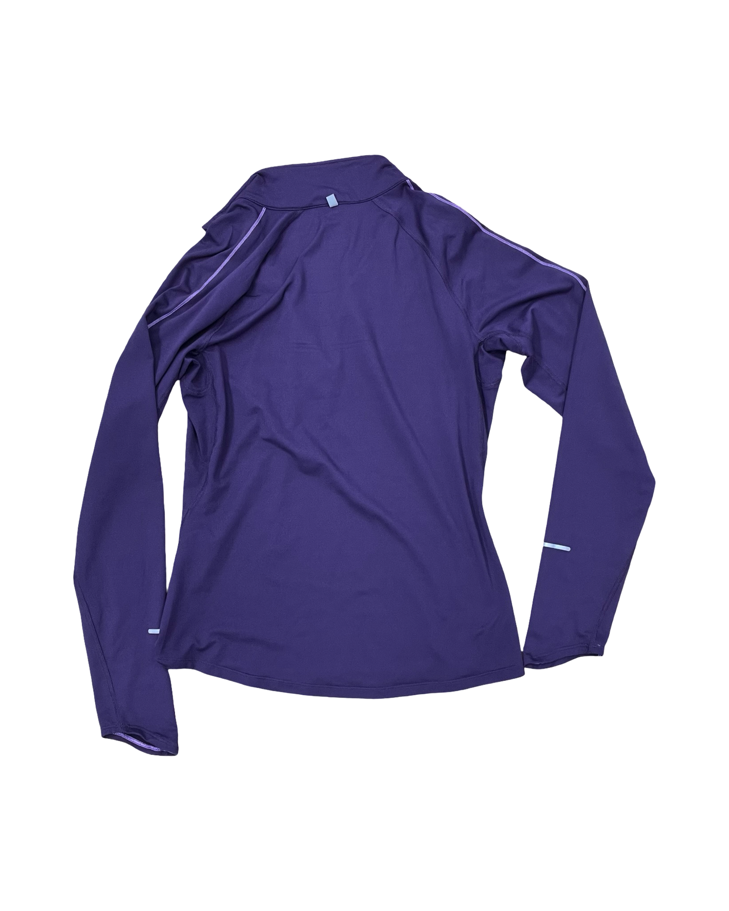 Athletic Top Ls Collar By Nike In Purple, Size:M
