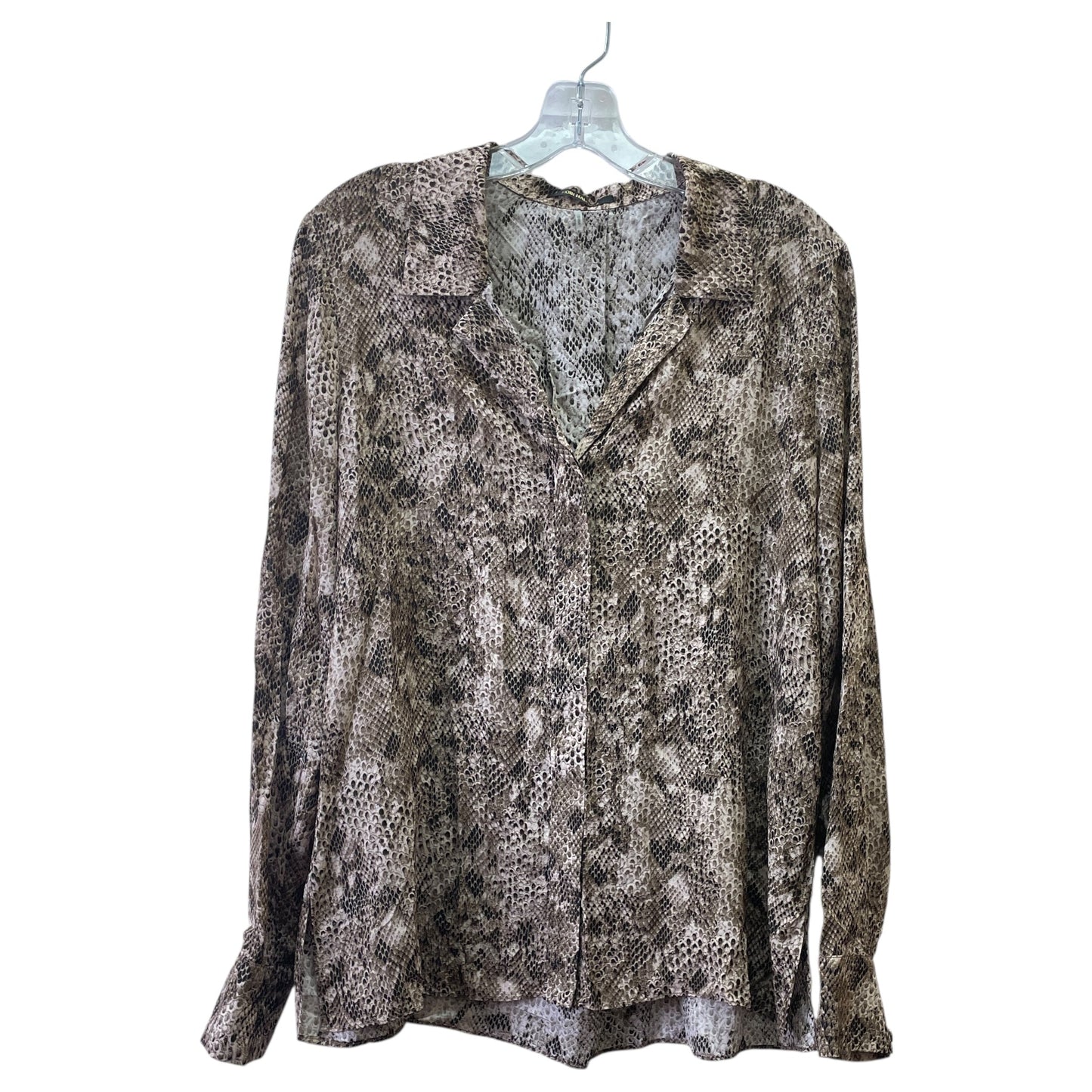 TOP LS by KOBI HALPERIN in ANIMAL PRINT, Size:L