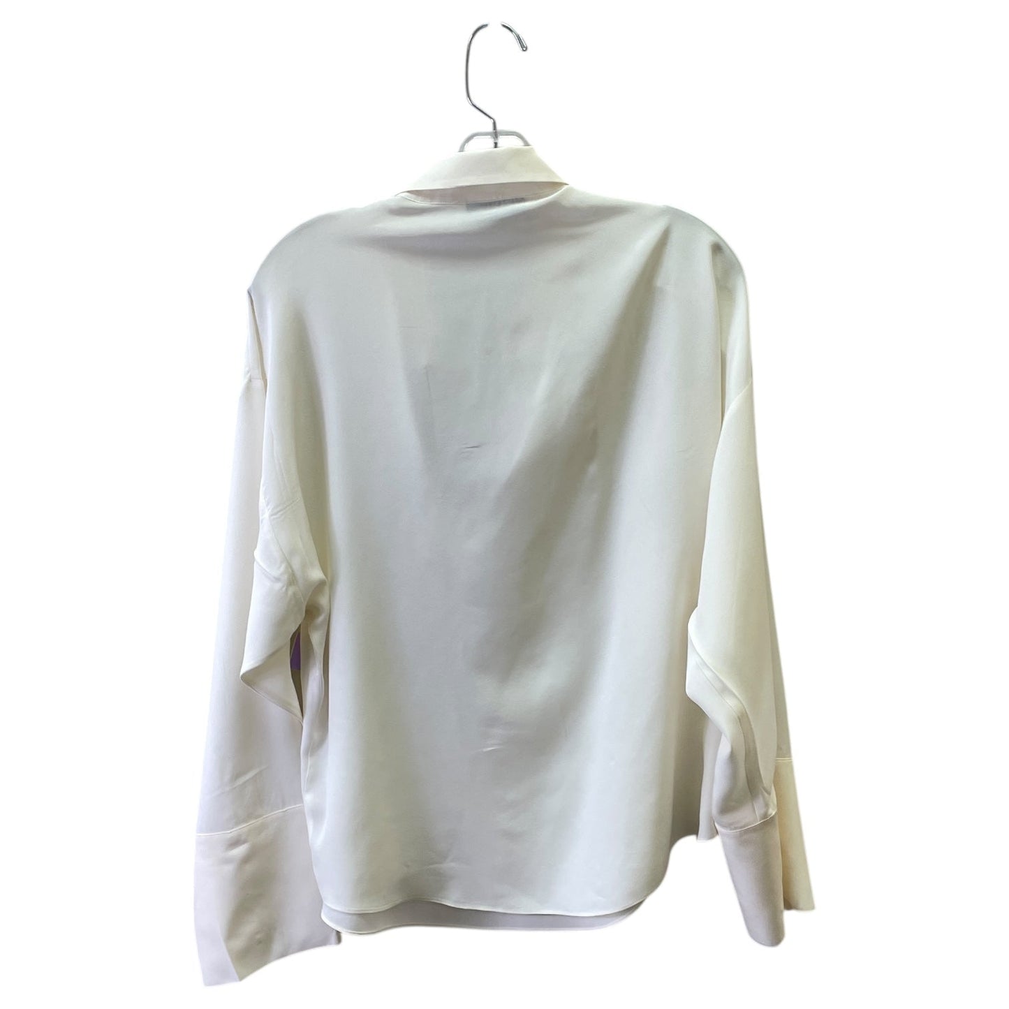 Top Ls By Rebecca Taylor In Cream, Size:L
