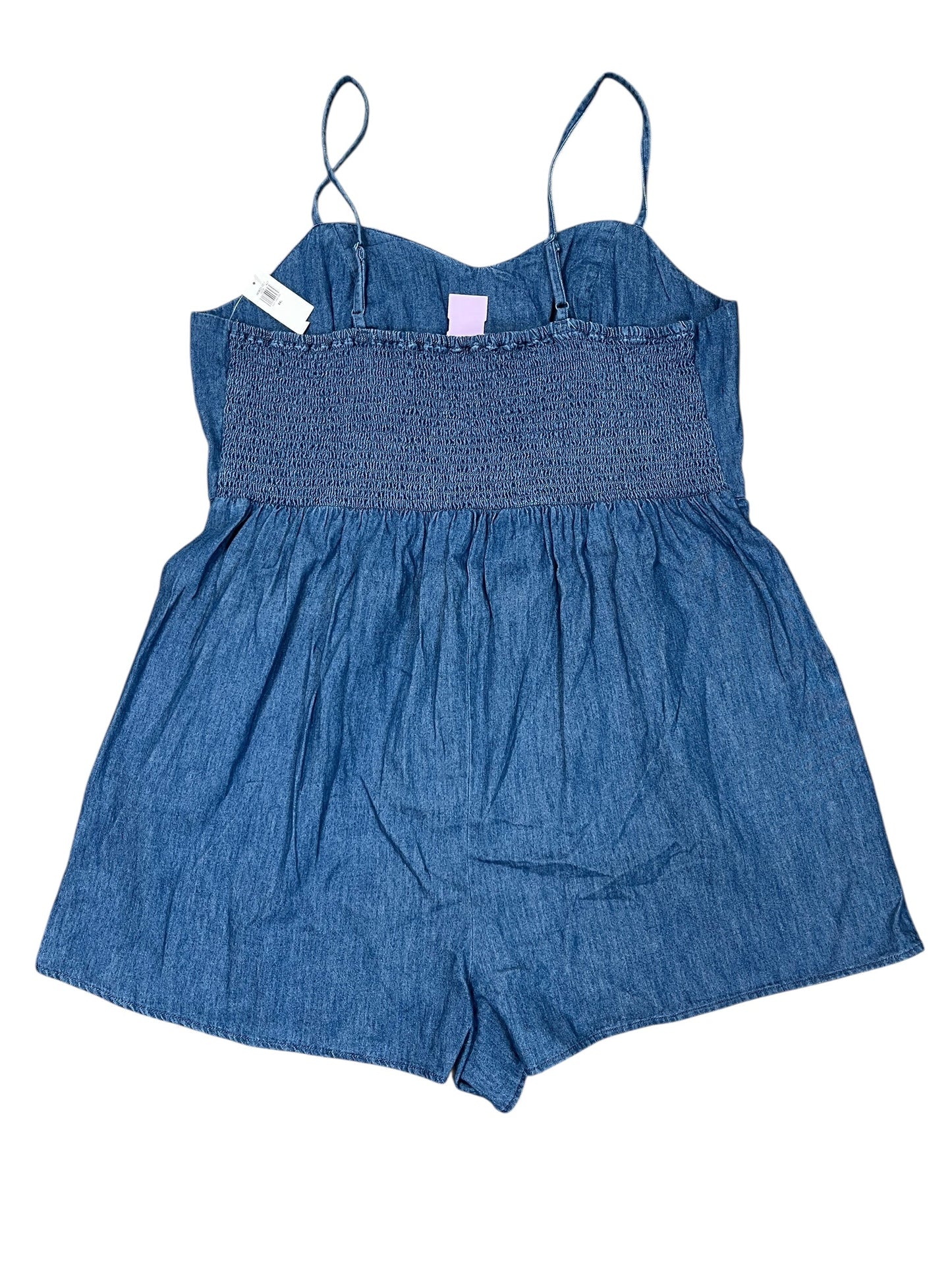 Romper By Old Navy In Blue Denim, Size:Xxl