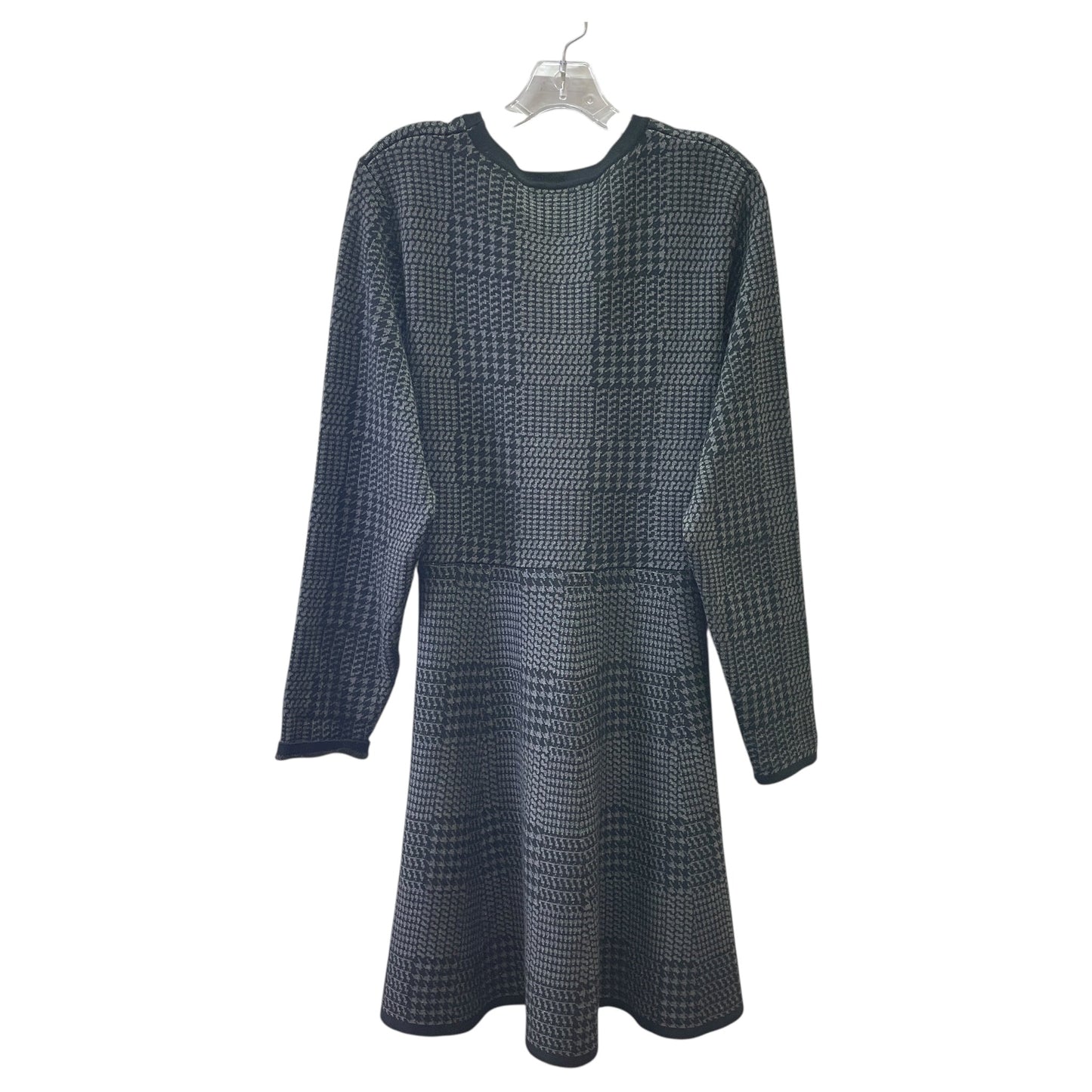 DRESS CASUAL MIDI by MAX STUDIO In BLACK & SILVER, Size: XL