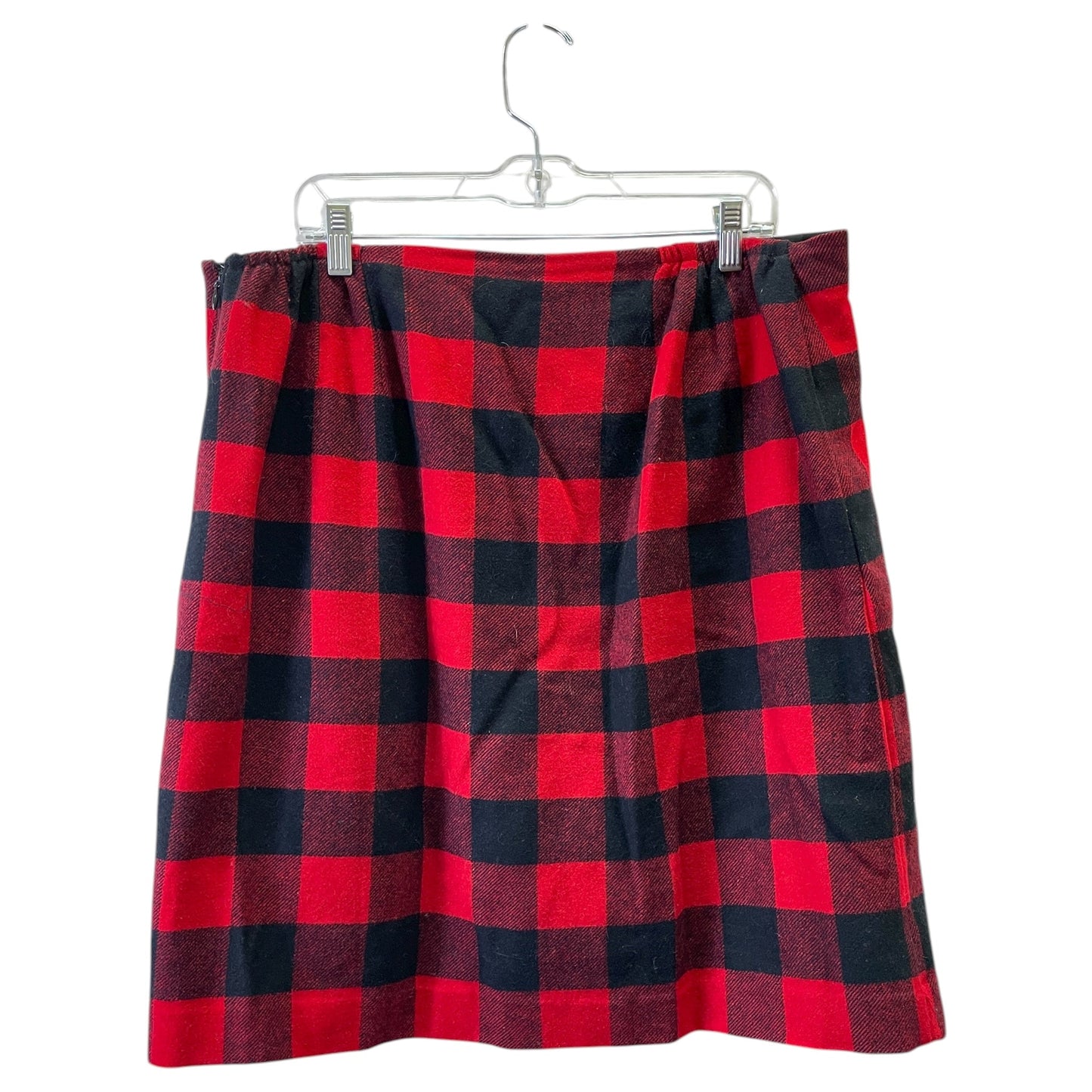 Skirt Mini & Short By Talbots In Black & Red, Size:16