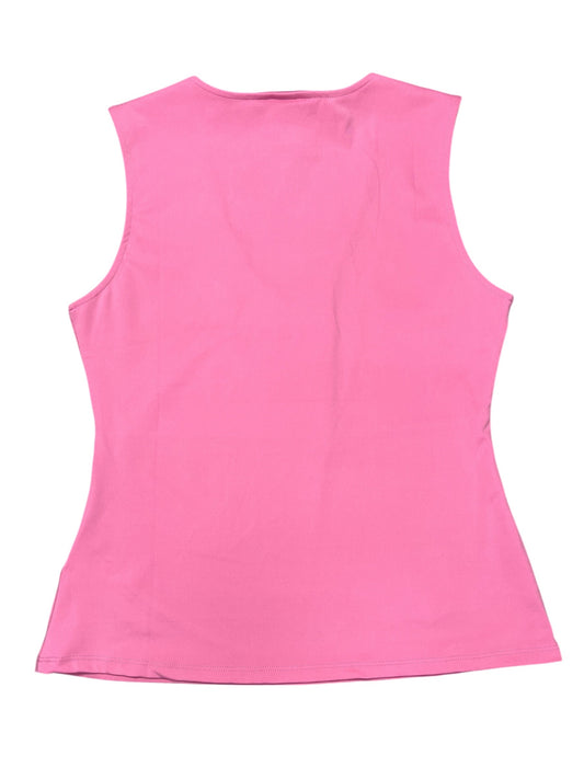 Top Sleeveless Basic By H&M In Pink, Size:M