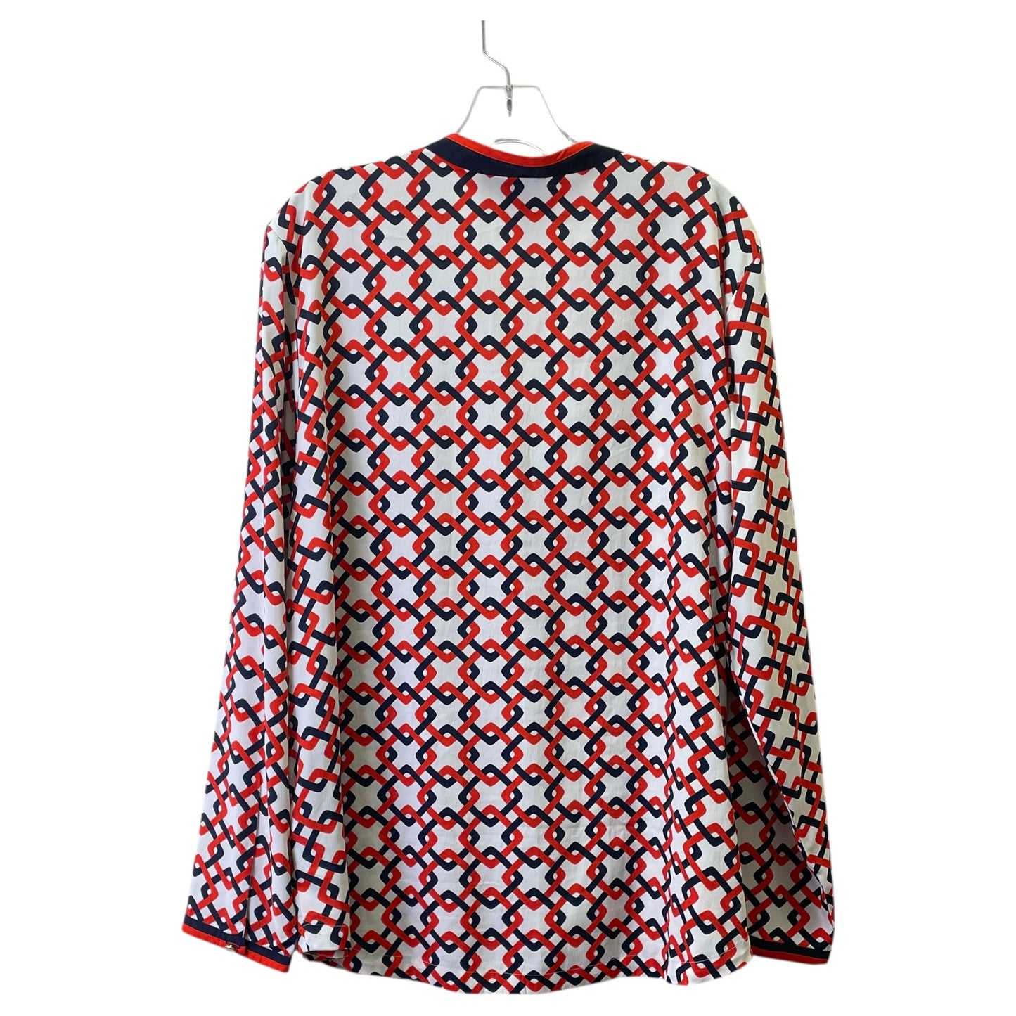Top Ls By Tommy Hilfiger In Red & White, Size:Xxl