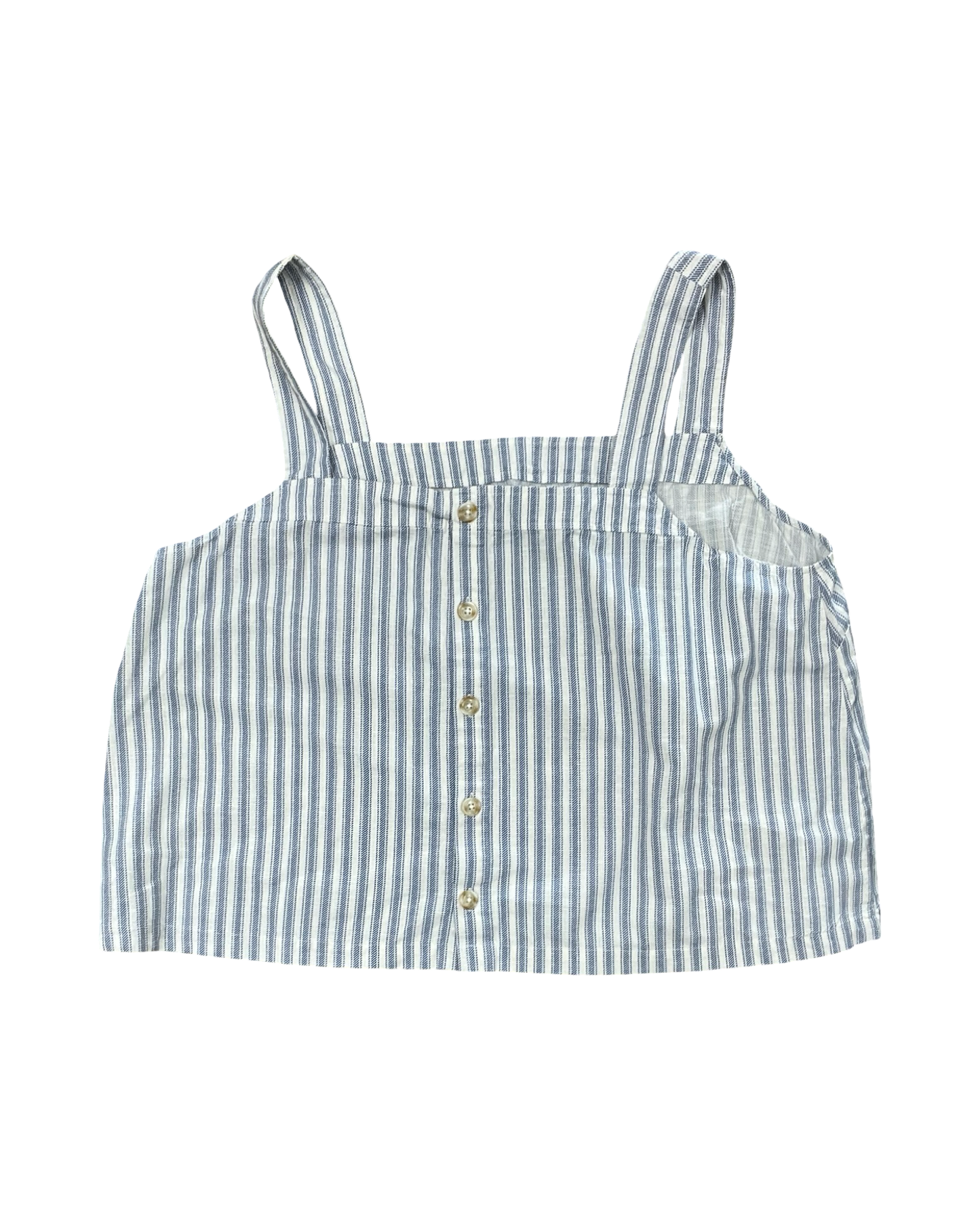 Top Sleeveless By Torrid In Blue & White, Size:3X