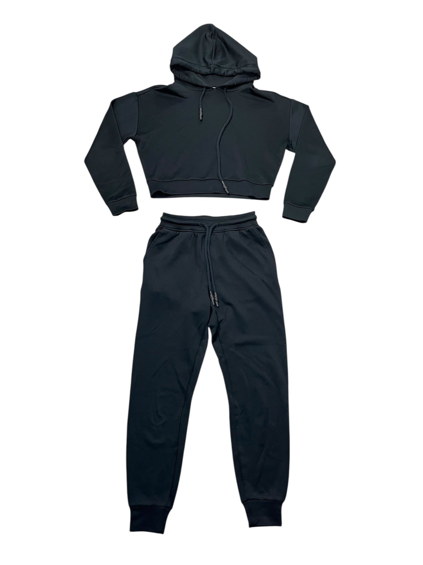 Lounge Set Pants By Good American In Black, Size:Xs