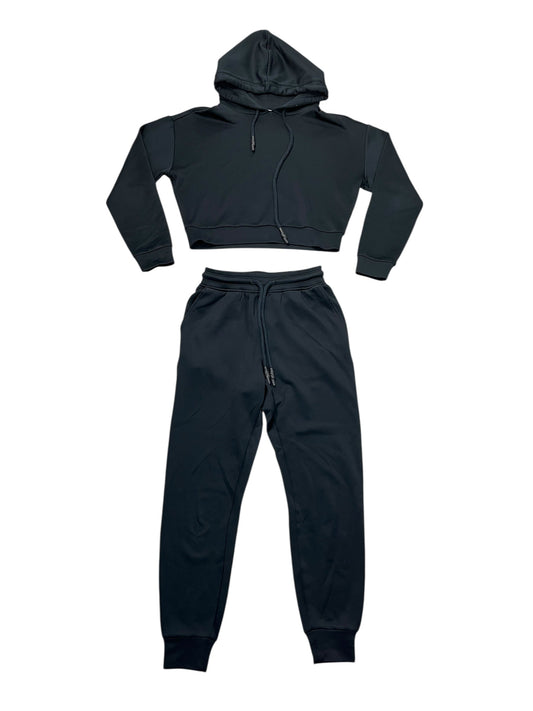 Lounge Set Pants By Good American In Black, Size:Xs