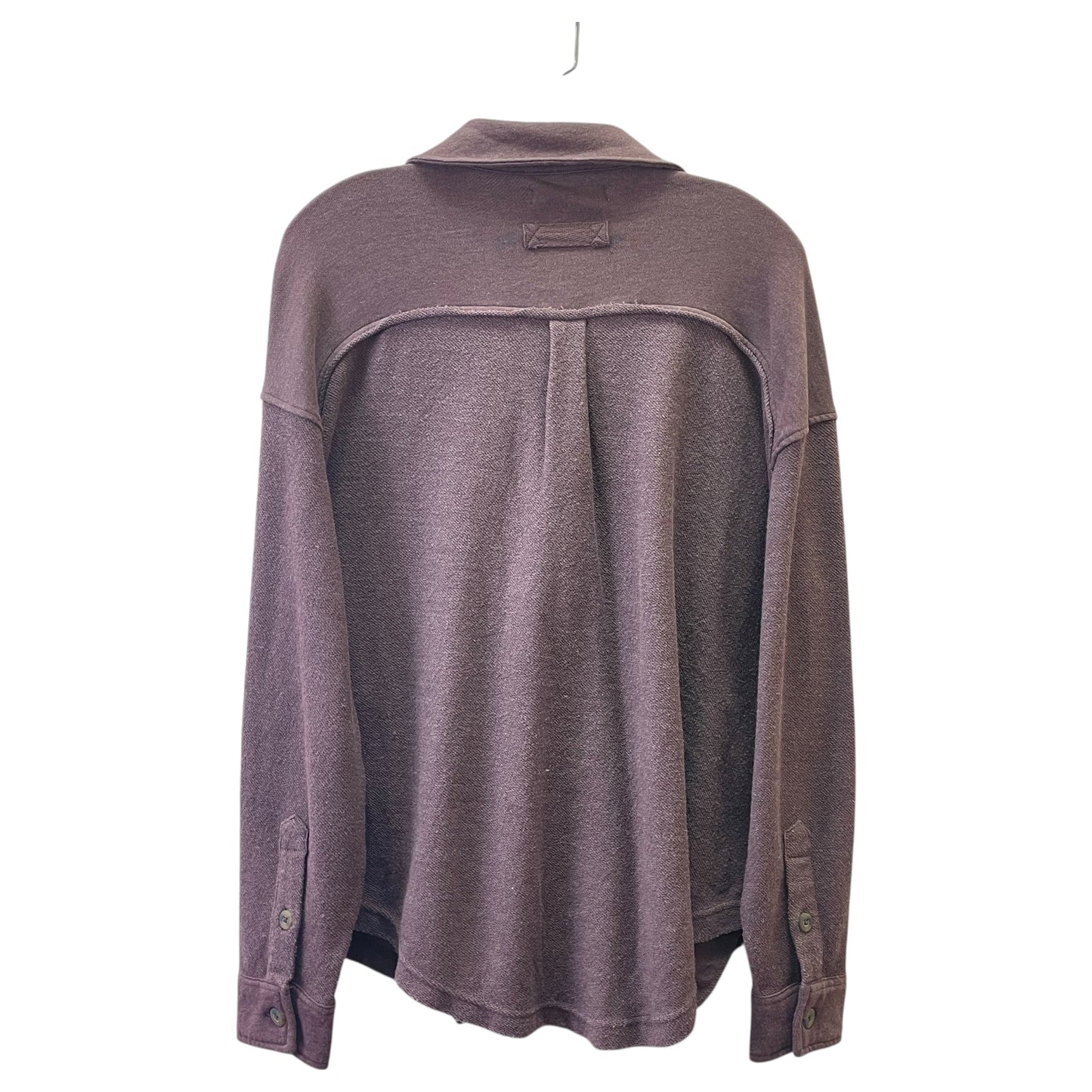 Jacket Shirt By Arizona In Purple, Size:Xs
