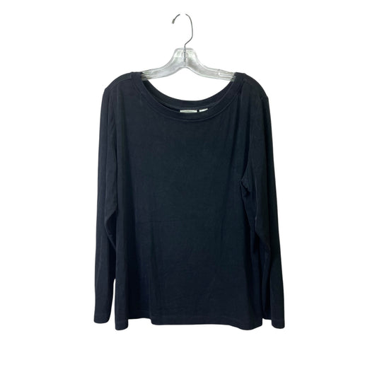 TOP LS by CHICOS In BLACK, Size: L
