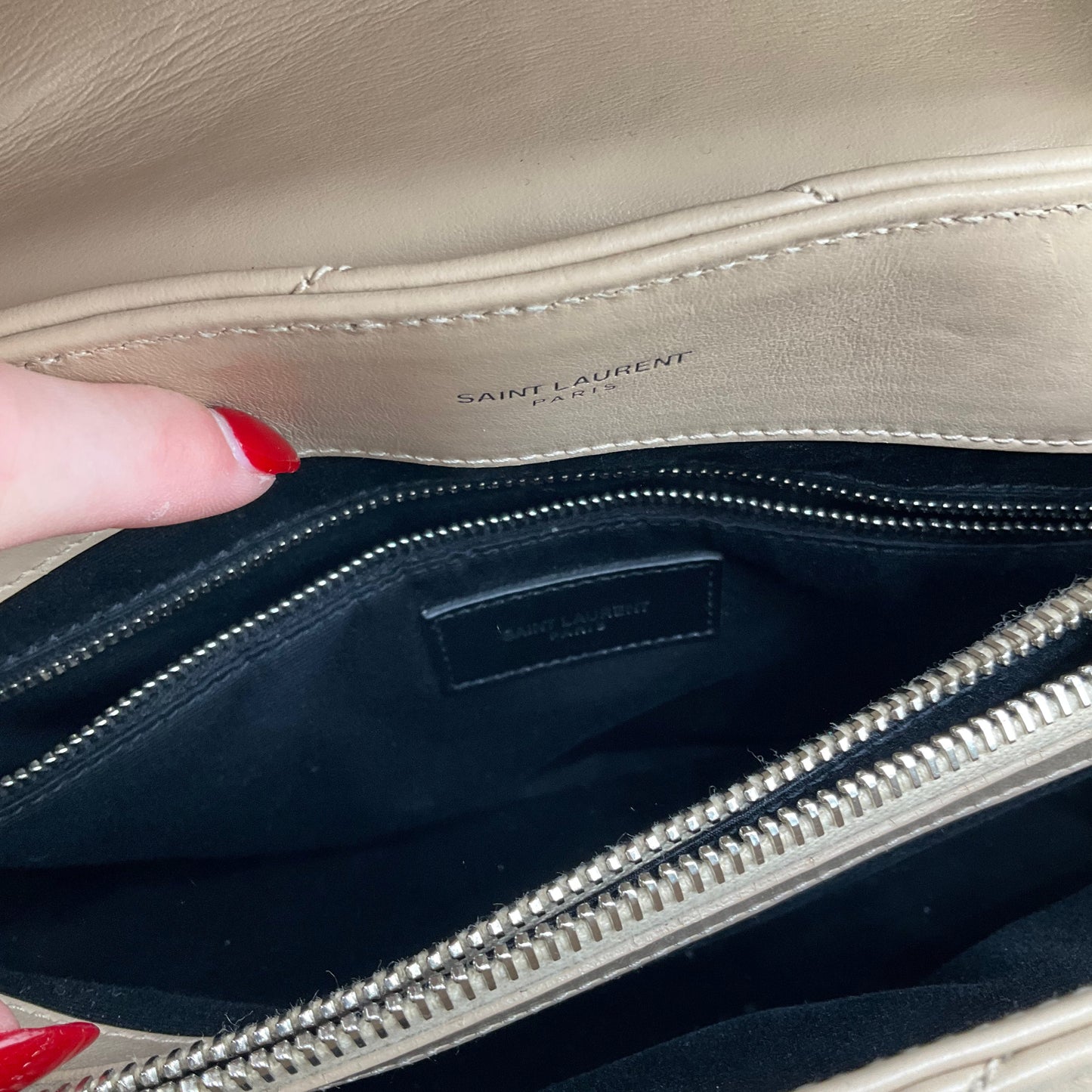 Handbag Luxury Designer By Yves Saint Laurent, Size: Medium